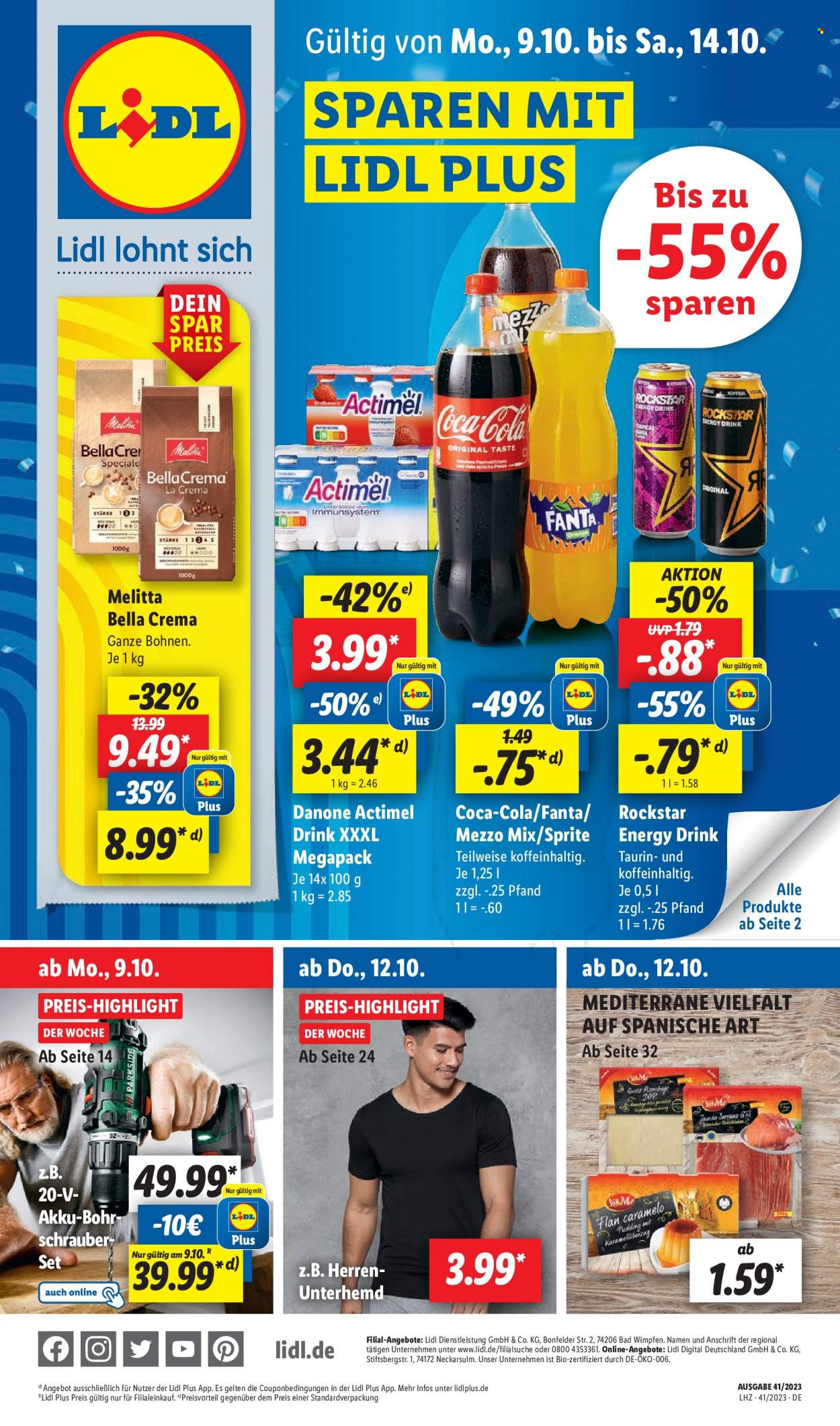 Lidl Prospekte  - 9.10.2023 - 14.10.2023. Seite 1
