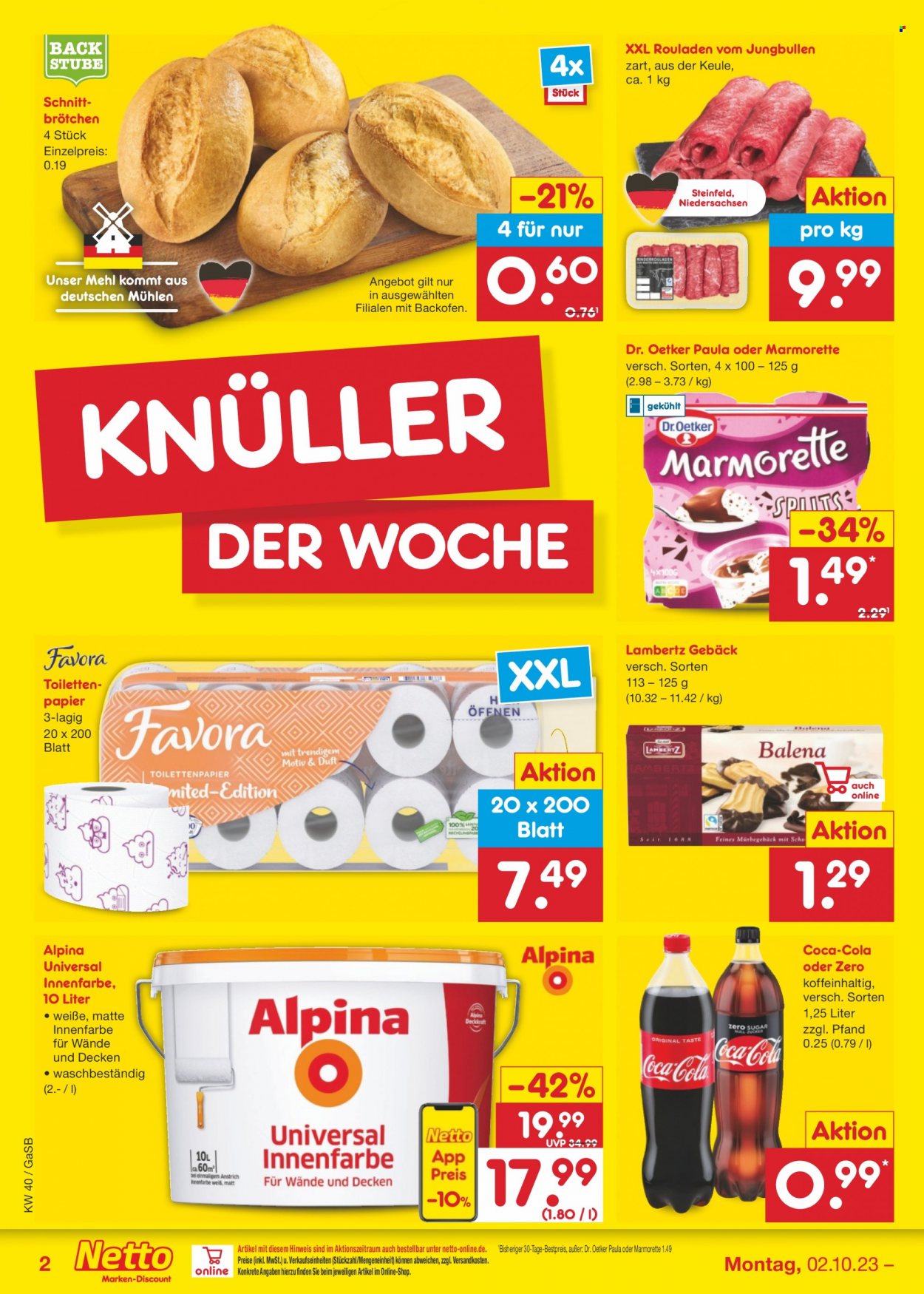 Netto Marken-Discount Prospekte  - 2.10.2023 - 7.10.2023. Seite 2