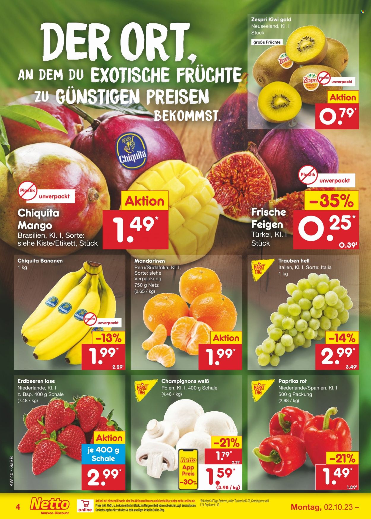 Netto Marken-Discount Prospekte  - 2.10.2023 - 7.10.2023. Seite 4