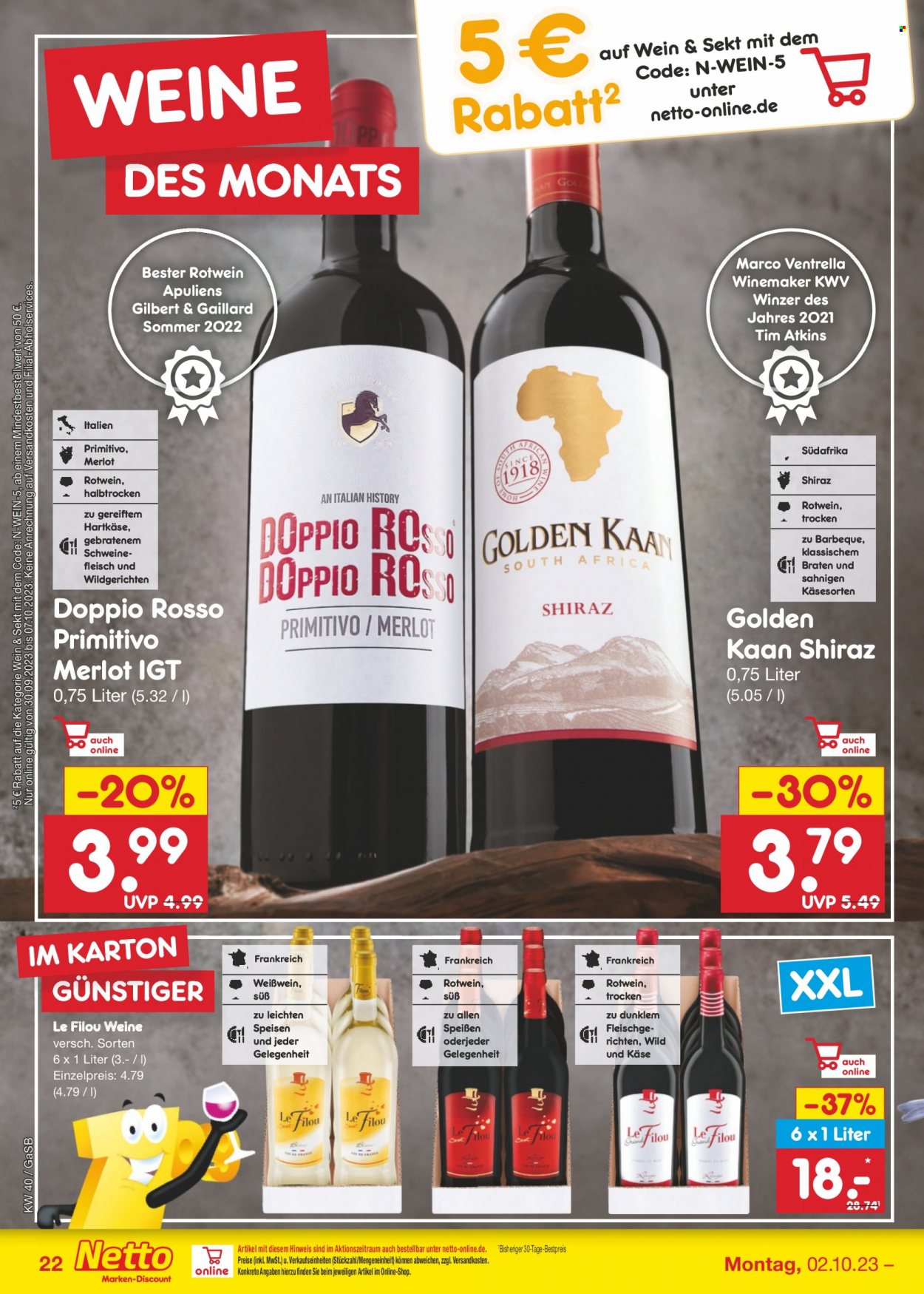 Netto Marken-Discount Prospekte  - 2.10.2023 - 7.10.2023. Seite 24