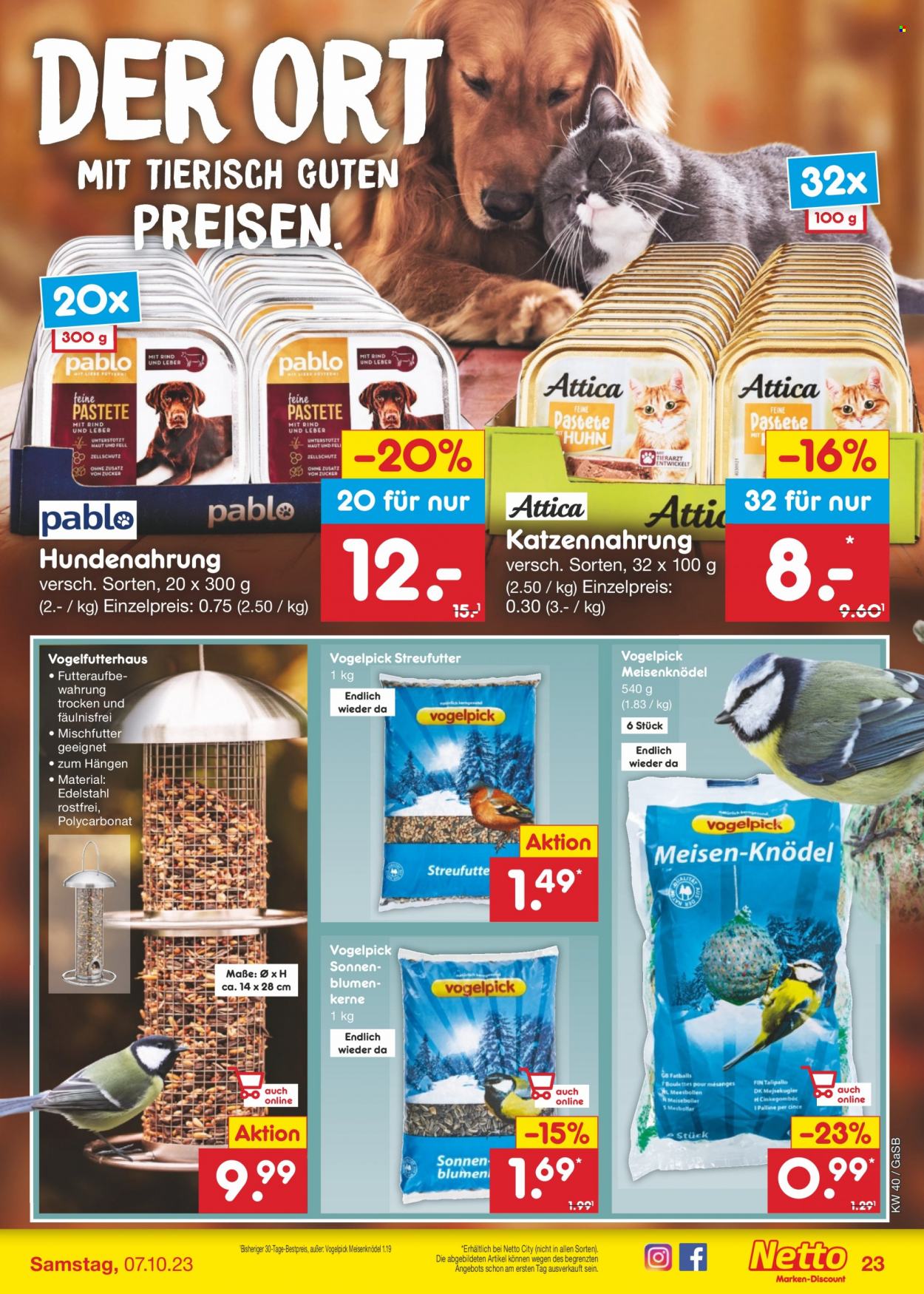 Netto Marken-Discount Prospekte  - 2.10.2023 - 7.10.2023. Seite 25