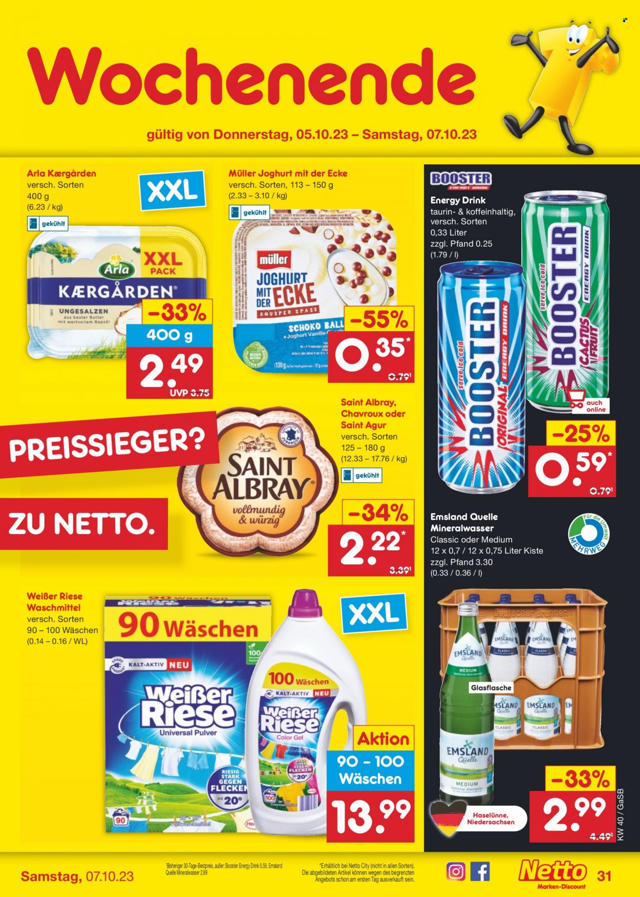 Netto Marken-Discount Prospekte  - 2.10.2023 - 7.10.2023. Seite 33