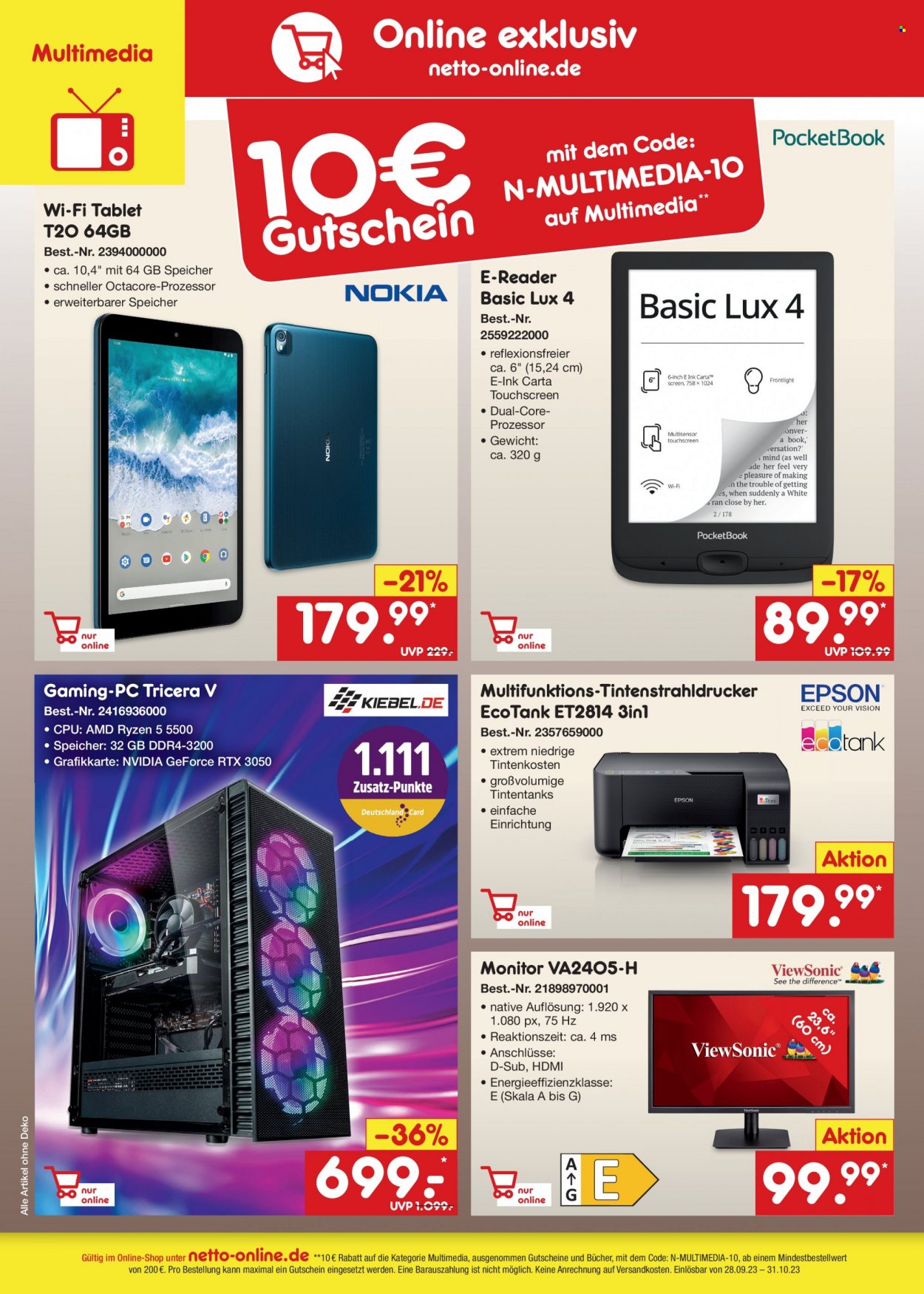 Netto Marken-Discount Prospekte  - 2.10.2023 - 7.10.2023. Seite 46