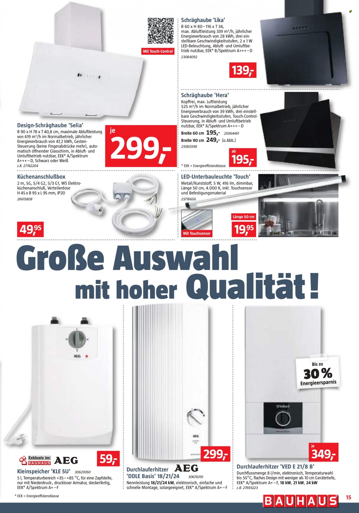 Bauhaus Prospekte  - 30.09.2023 - 28.10.2023. Seite 15
