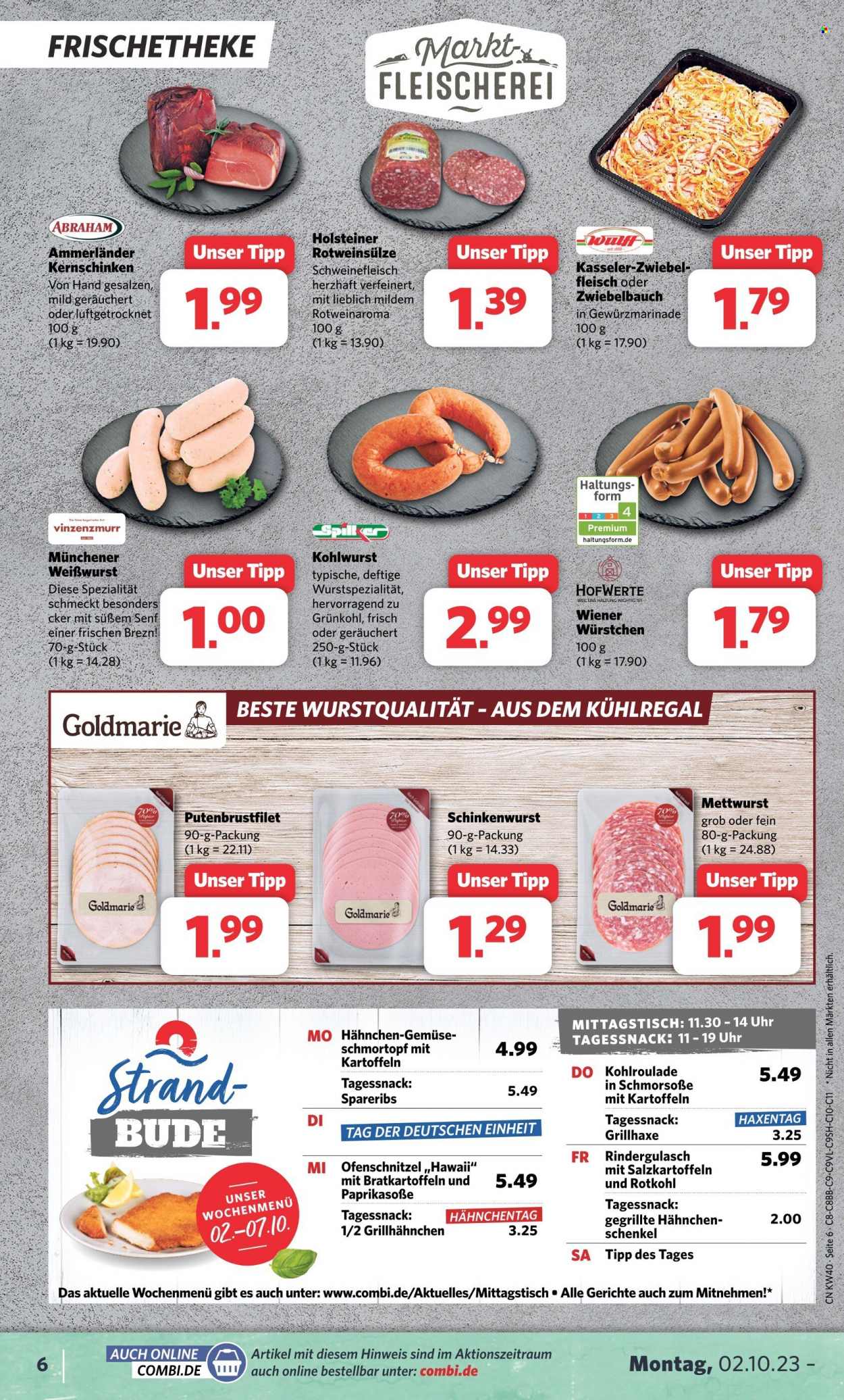 Combi Prospekte  - 2.10.2023 - 7.10.2023. Seite 6