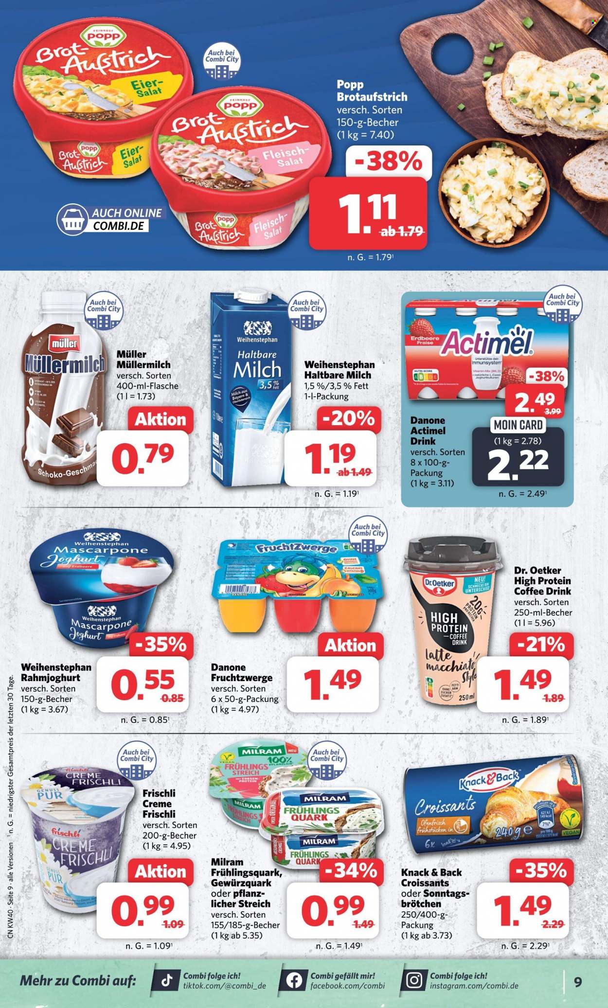 Combi Prospekte  - 2.10.2023 - 7.10.2023. Seite 9