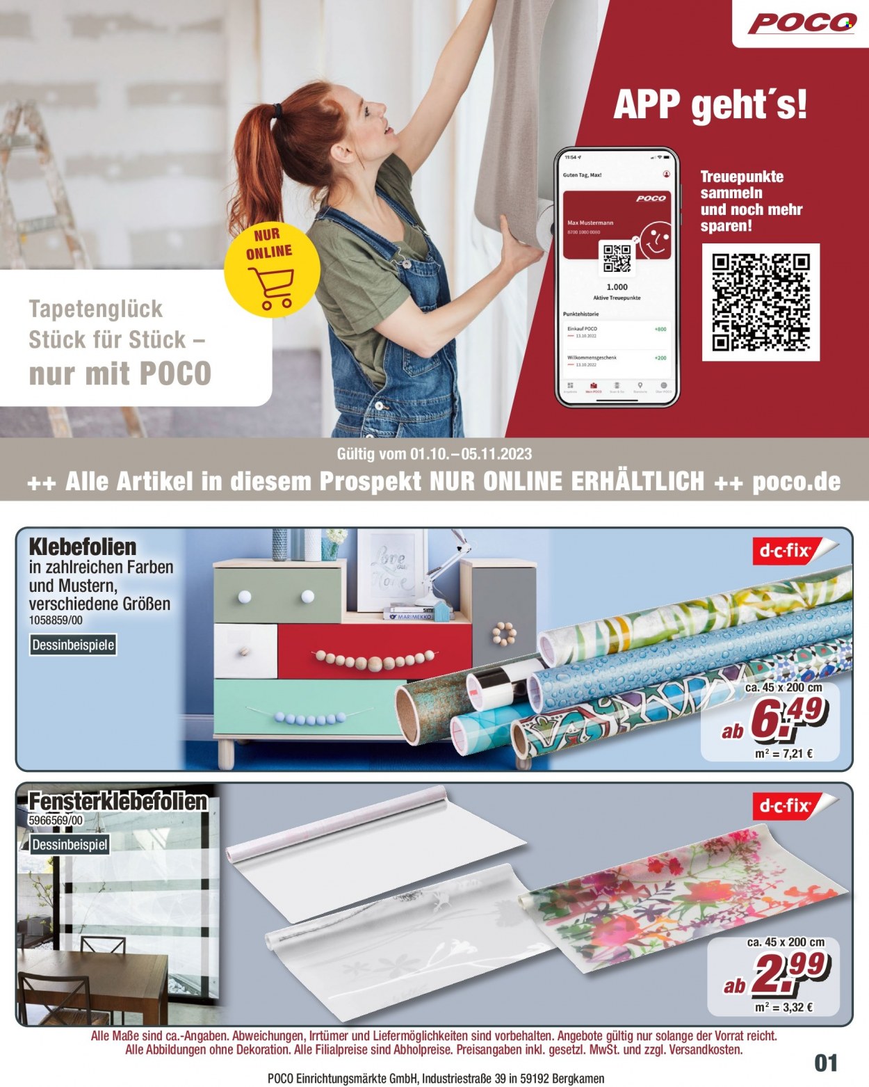 Poco Prospekte  - 1.10.2023 - 5.11.2023. Seite 1