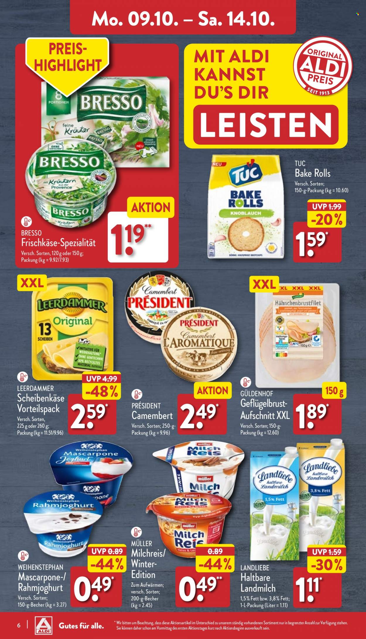 ALDI Nord Prospekte  - 9.10.2023 - 14.10.2023. Seite 6