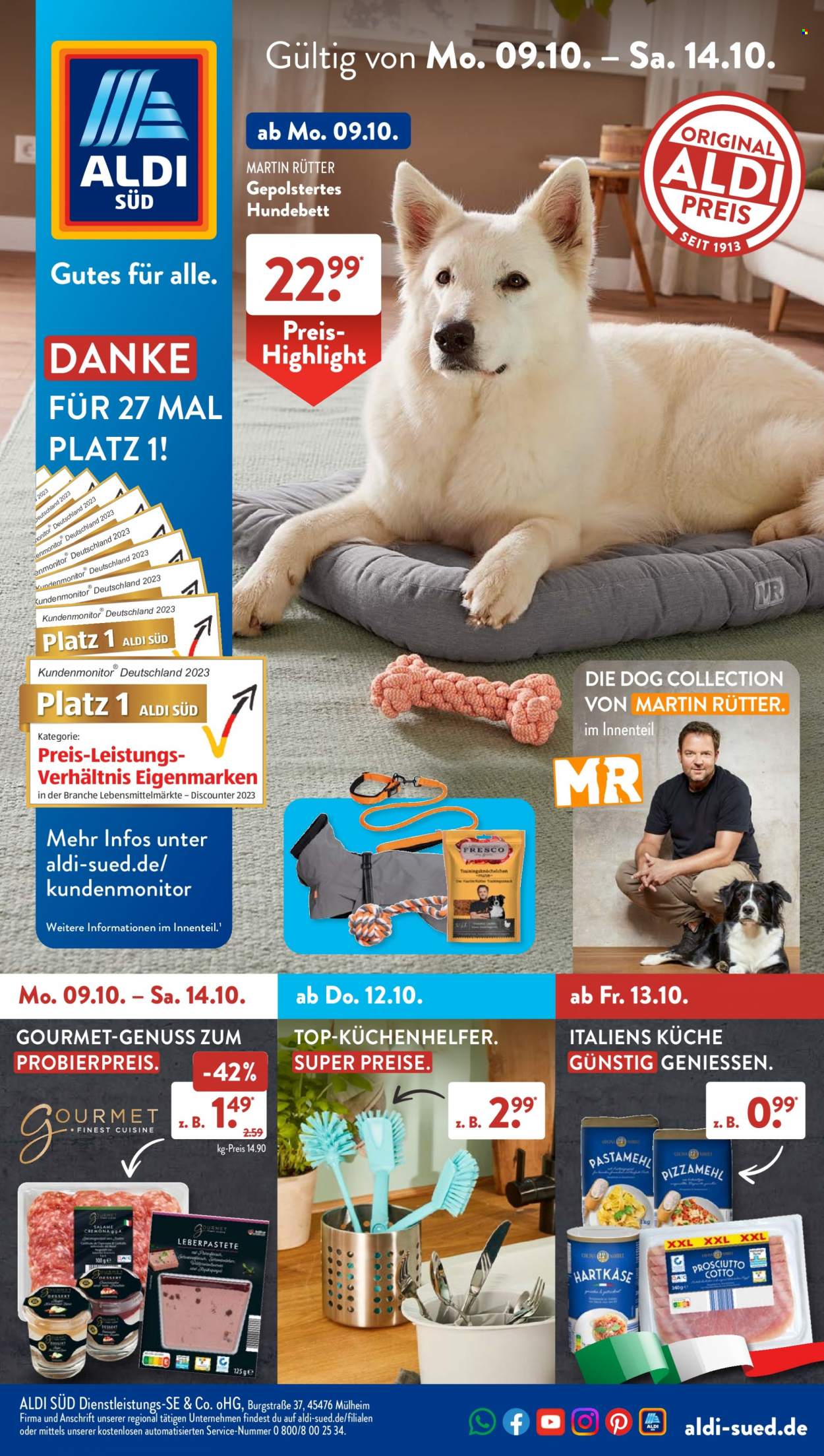 ALDI SÜD Prospekte  - 9.10.2023 - 14.10.2023. Seite 1