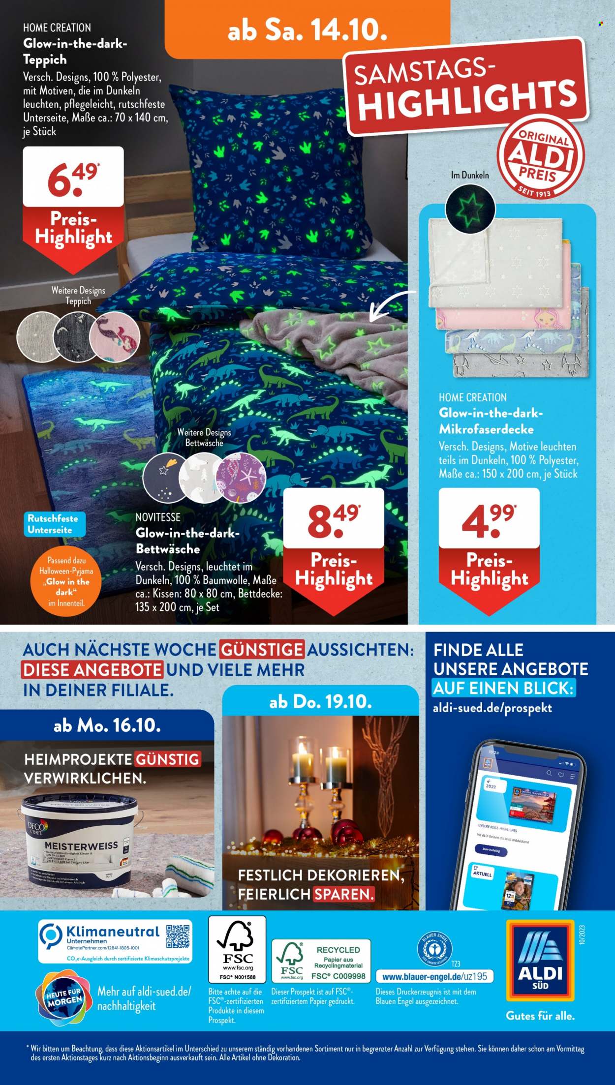 ALDI SÜD Prospekte  - 9.10.2023 - 14.10.2023. Seite 45