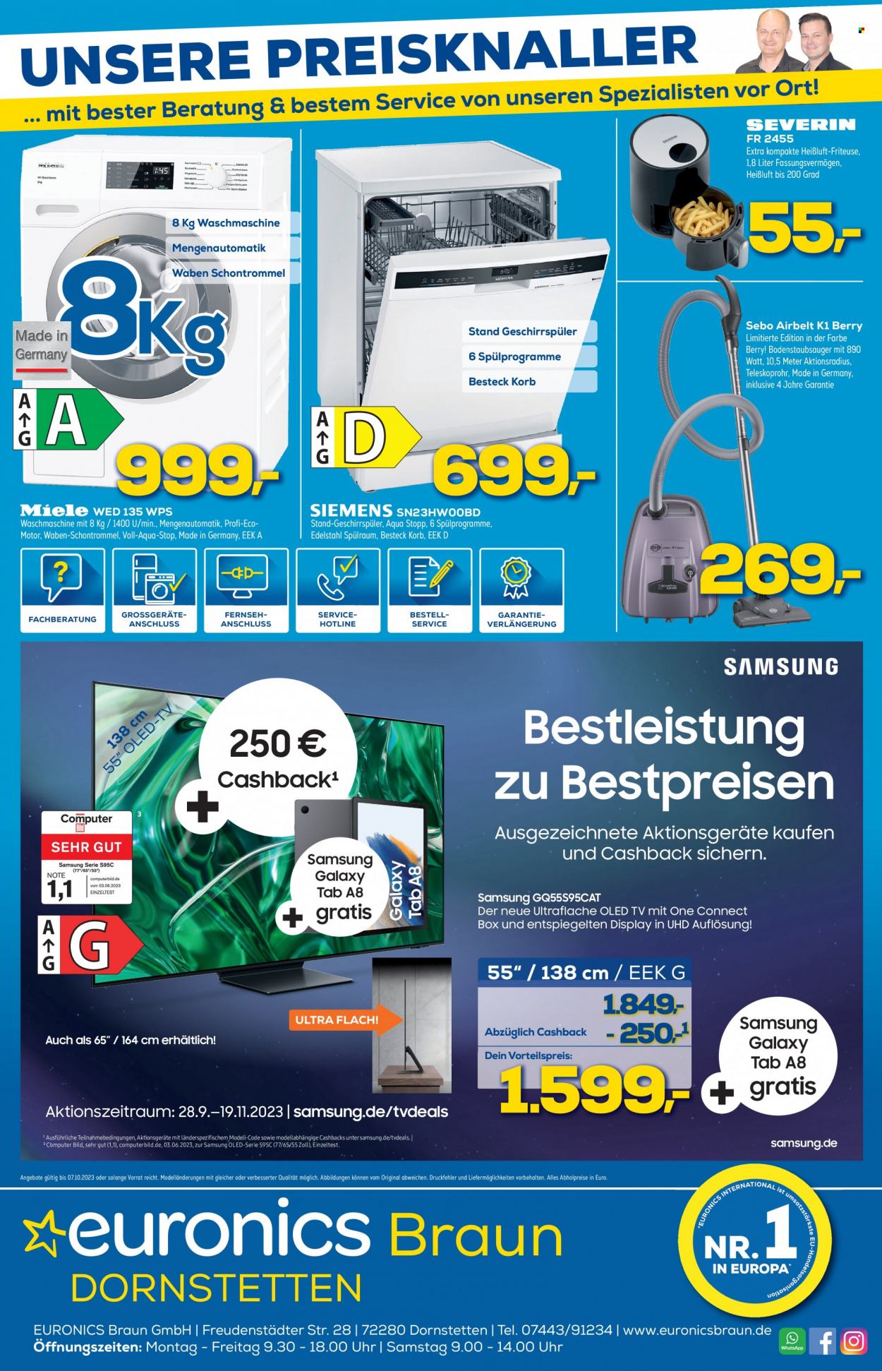 Euronics Prospekte  - 1.10.2023 - 7.10.2023. Seite 1