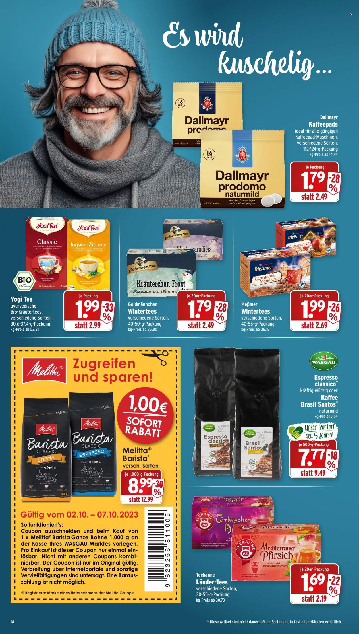 Wasgau Prospekte  - 2.10.2023 - 7.10.2023. Seite 14