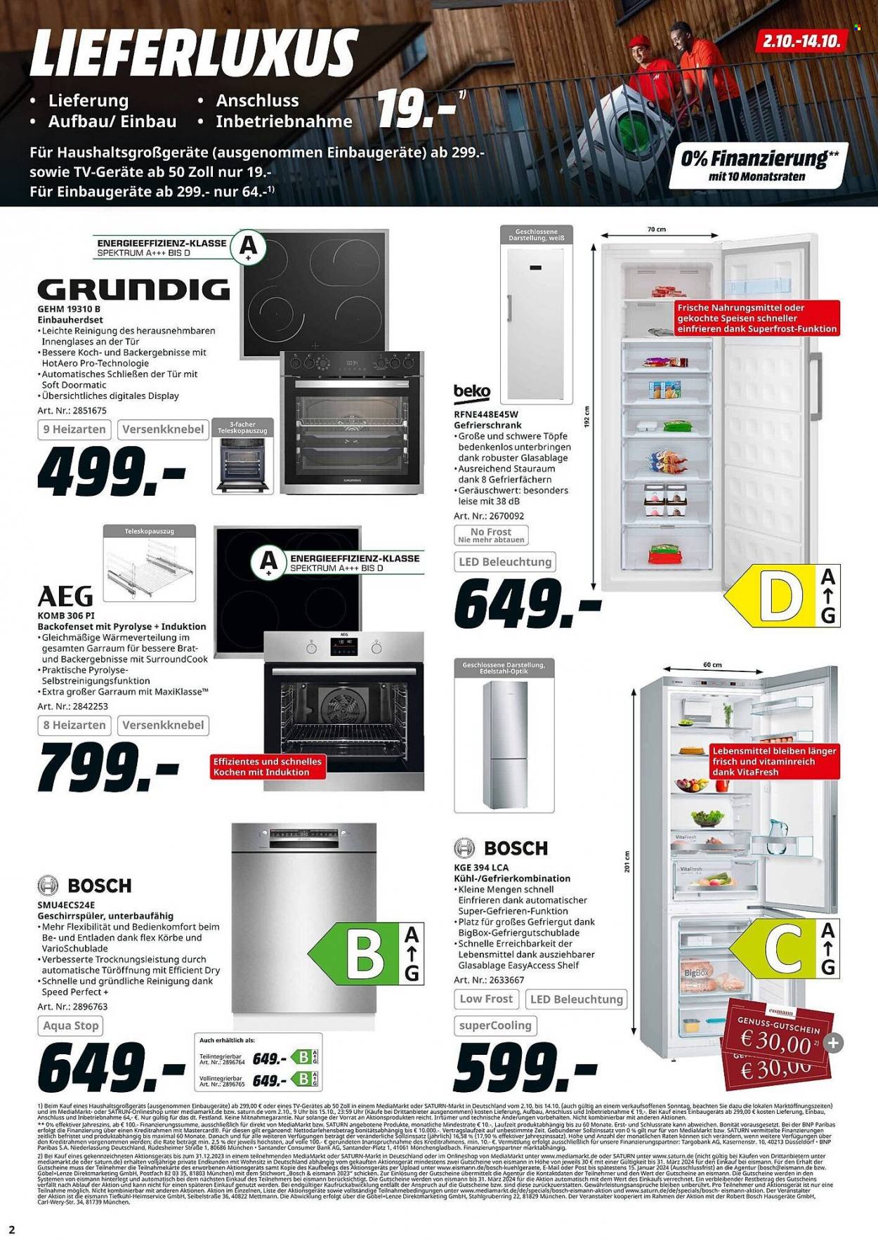 MediaMarkt Prospekte  - 2.10.2023 - 14.10.2023. Seite 2