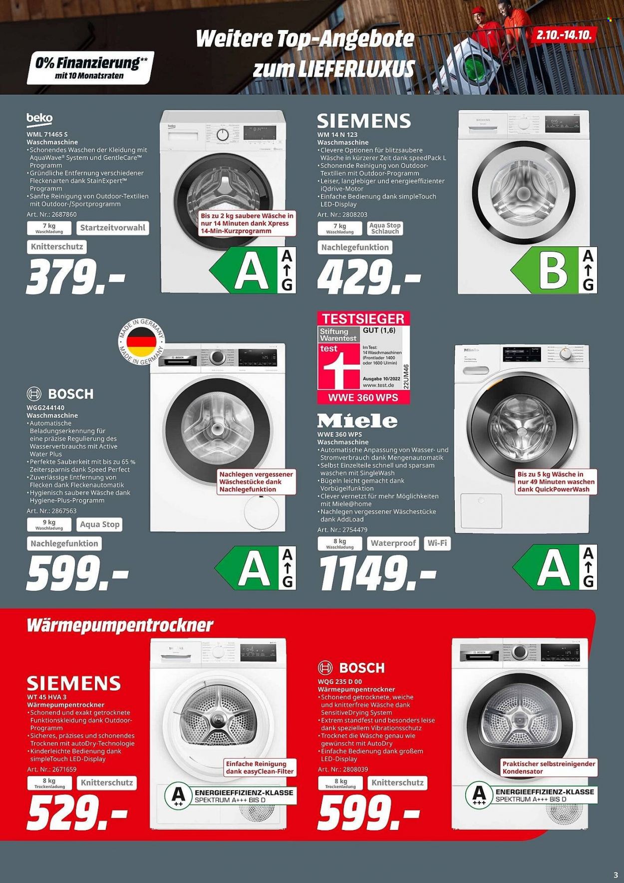 MediaMarkt Prospekte  - 2.10.2023 - 14.10.2023. Seite 3