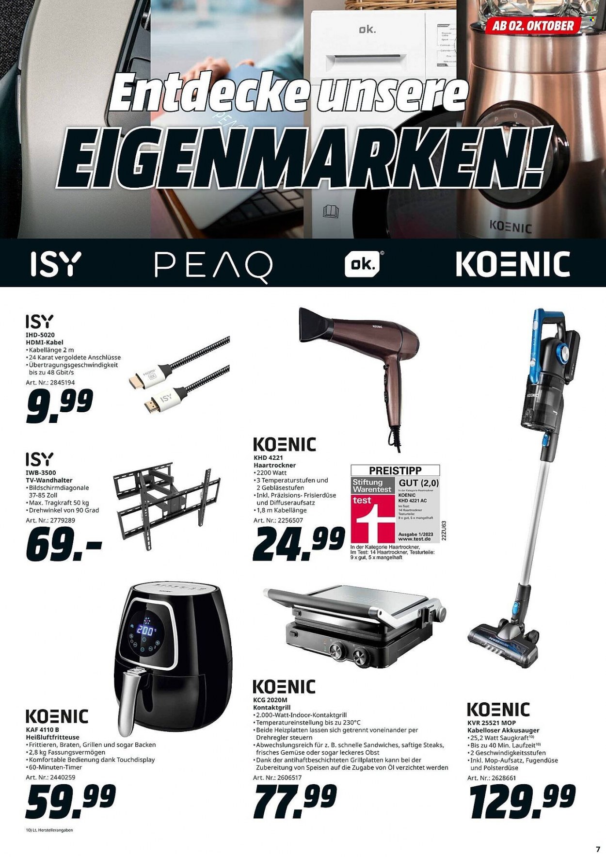 MediaMarkt Prospekte  - 2.10.2023 - 14.10.2023. Seite 7