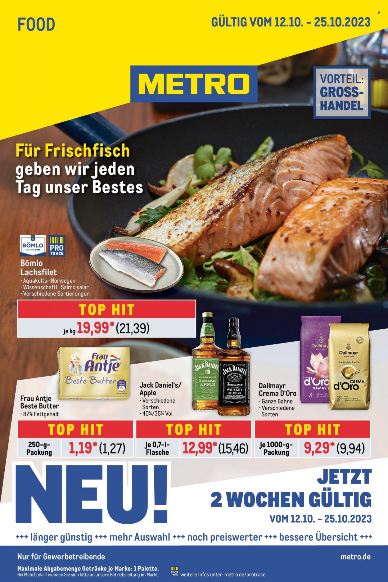 Metro Prospekte  - 12.10.2023 - 25.10.2023. Seite 1