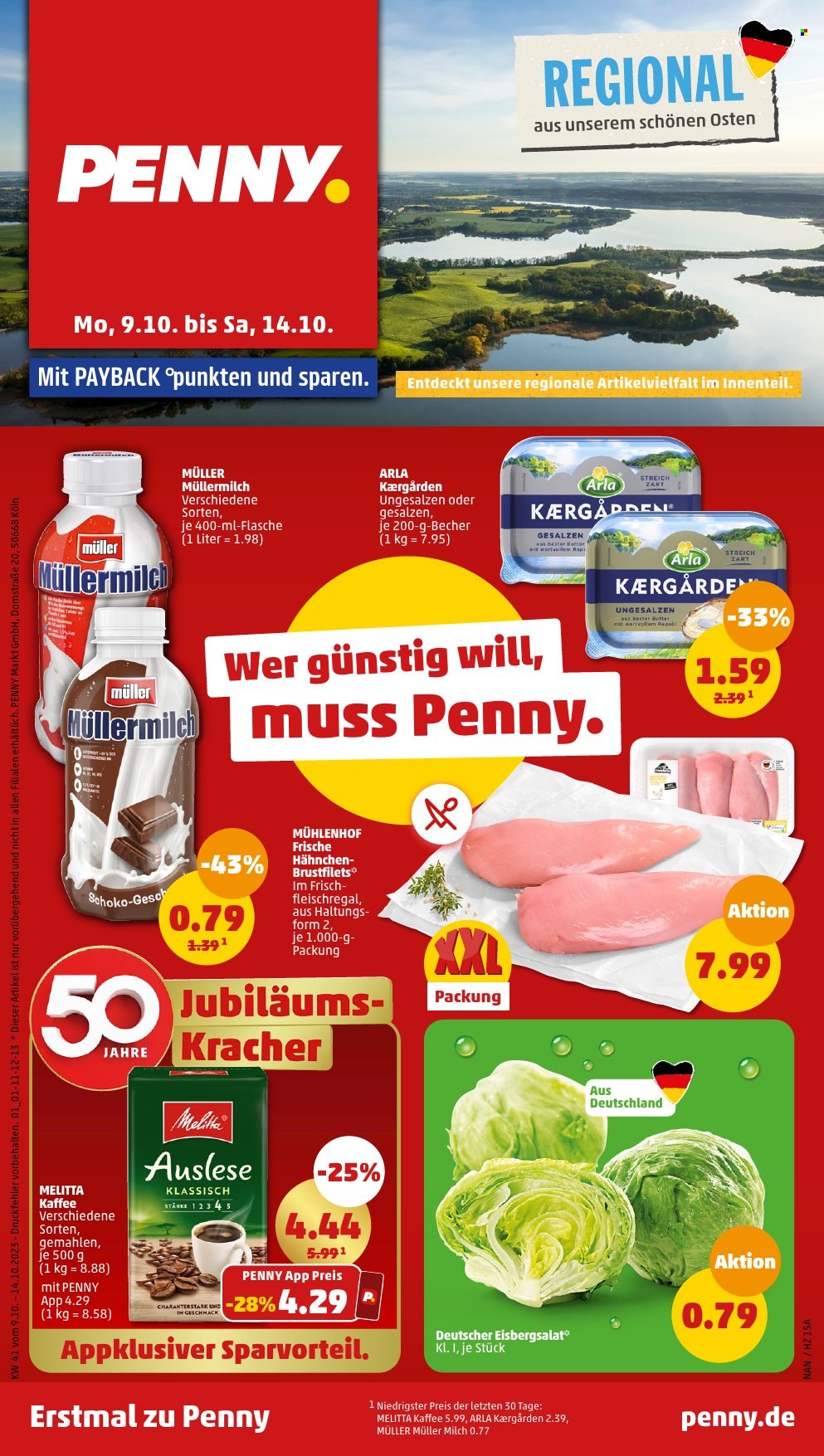 Penny Prospekte  - 9.10.2023 - 14.10.2023. Seite 1