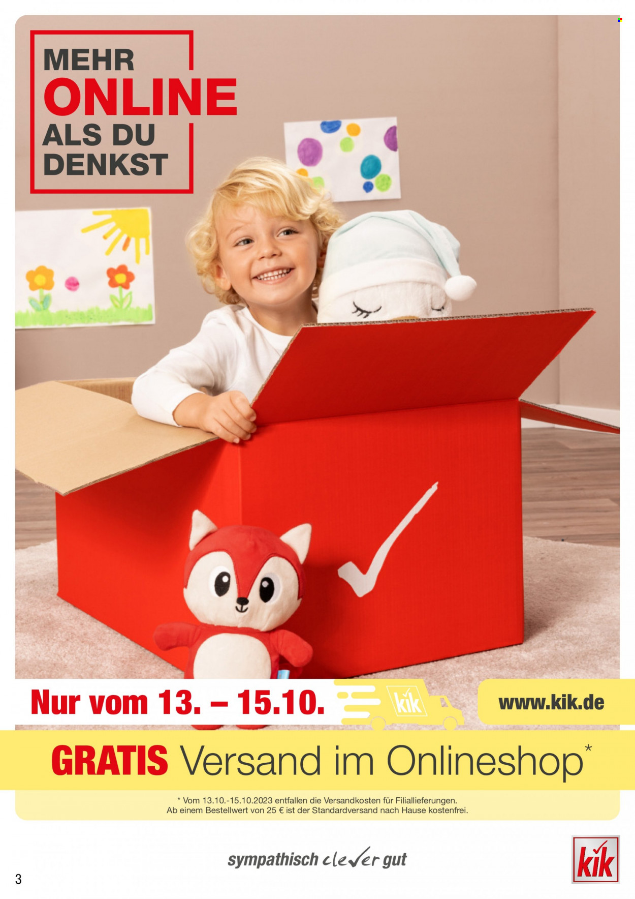 Kik Prospekte  - 6.10.2023 - 5.11.2023. Seite 3