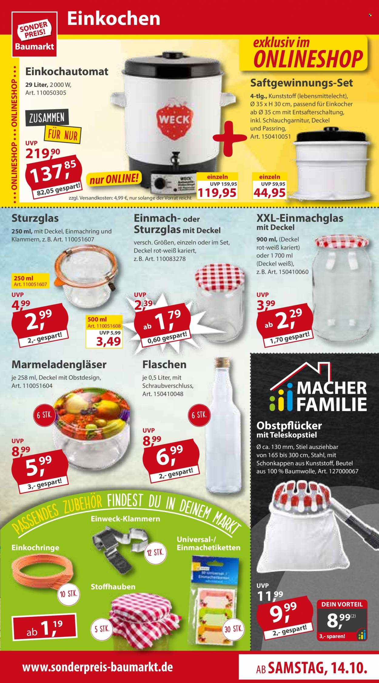 Sonderpreis-Baumarkt Prospekte  - 14.10.2023 - 20.10.2023. Seite 19