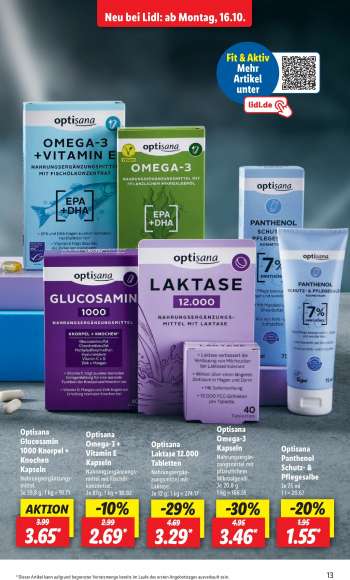 thumbnail - Optisana Panthenol Schutz- &