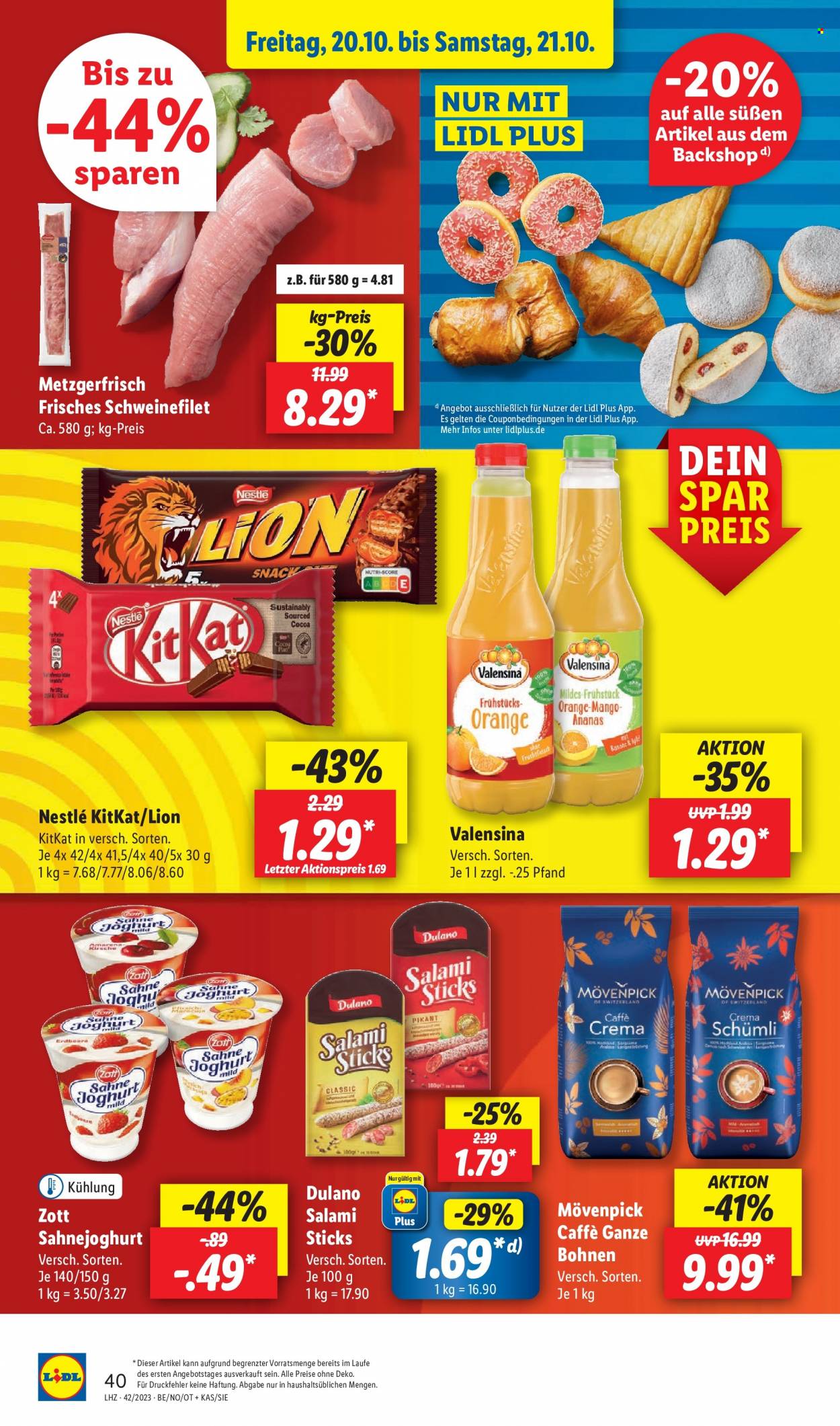 Lidl Prospekte  - 16.10.2023 - 21.10.2023. Seite 52