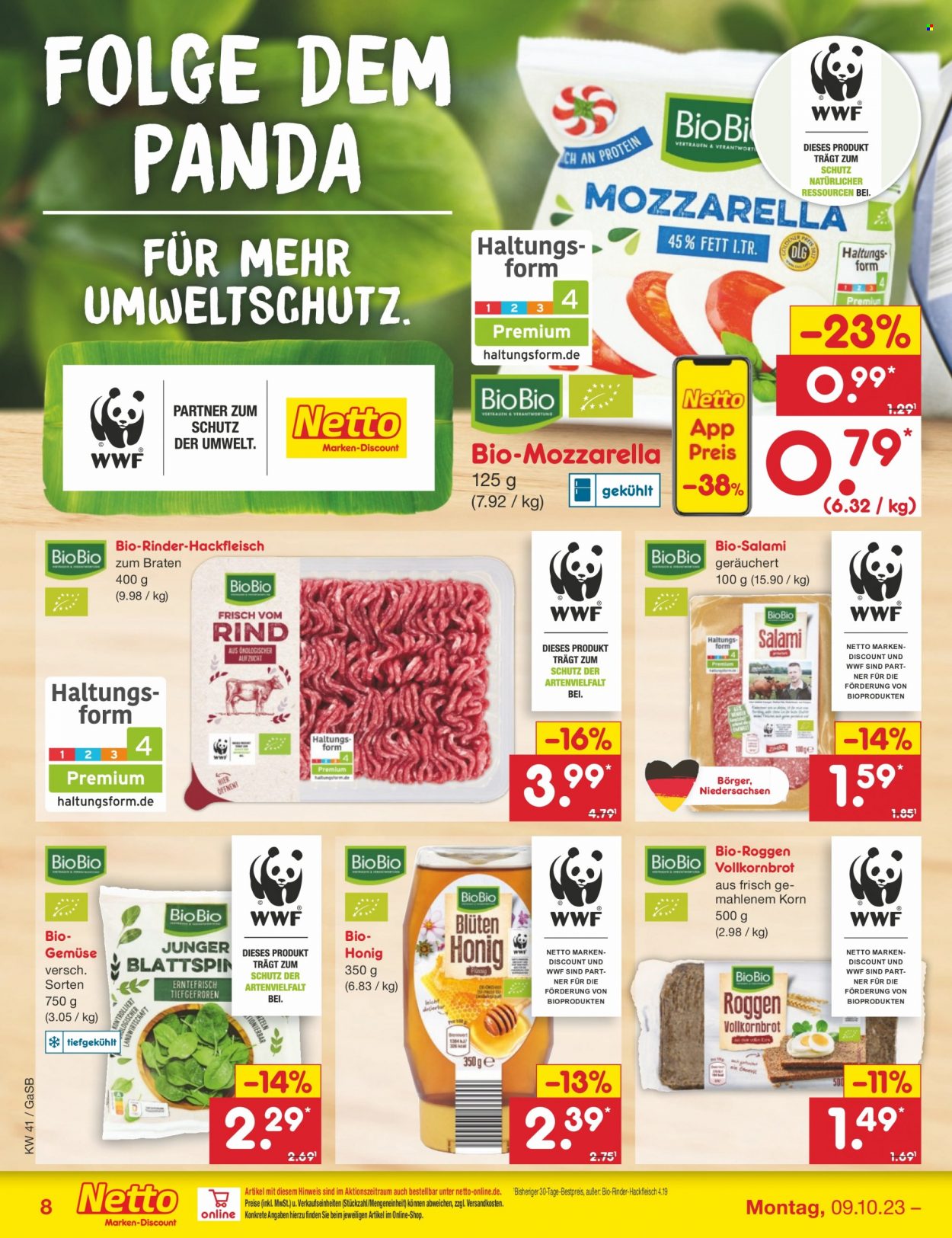 Netto Marken-Discount Prospekte  - 9.10.2023 - 14.10.2023. Seite 8