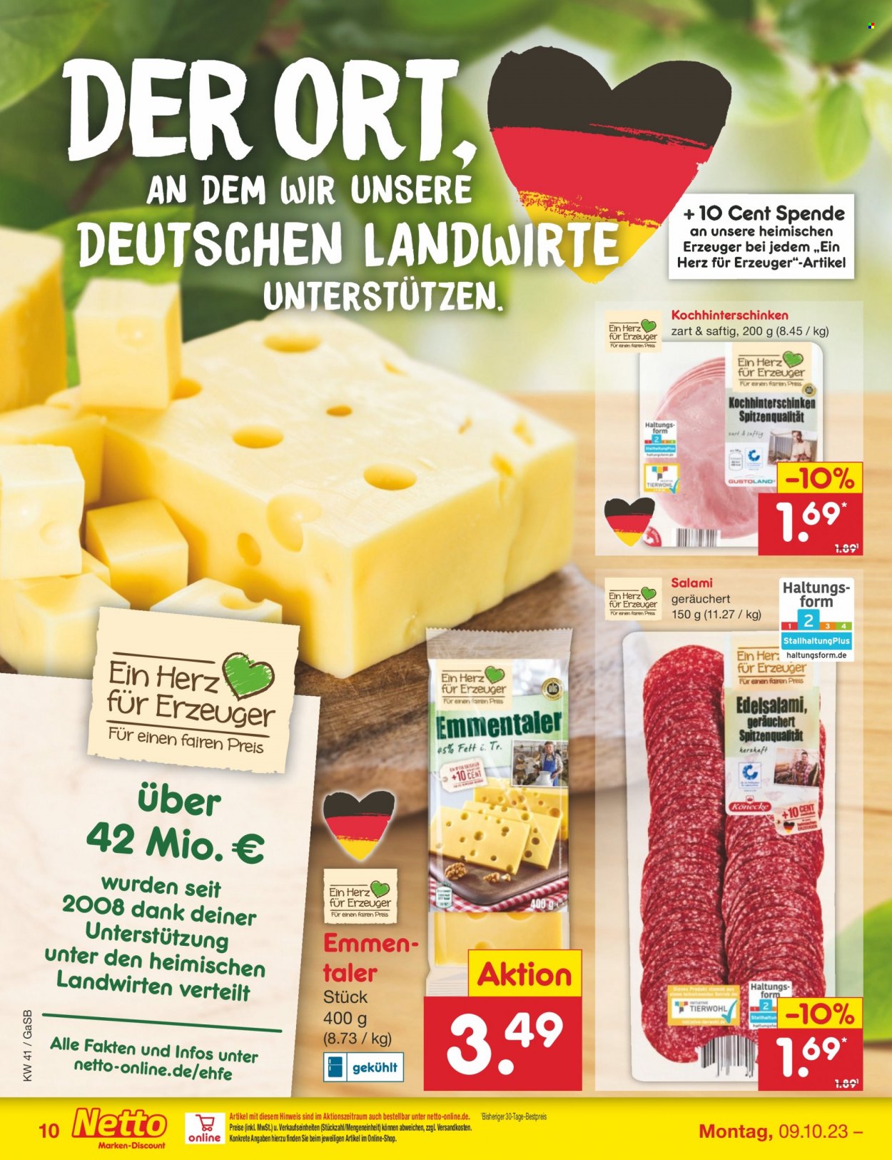 Netto Marken-Discount Prospekte  - 9.10.2023 - 14.10.2023. Seite 10