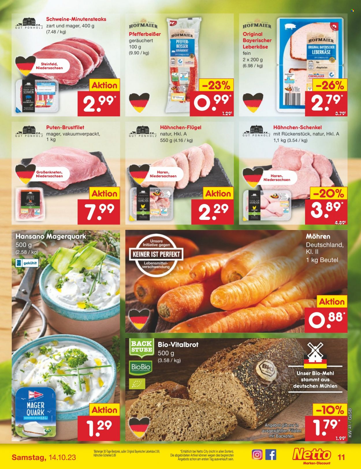 Netto Marken-Discount Prospekte  - 9.10.2023 - 14.10.2023. Seite 11