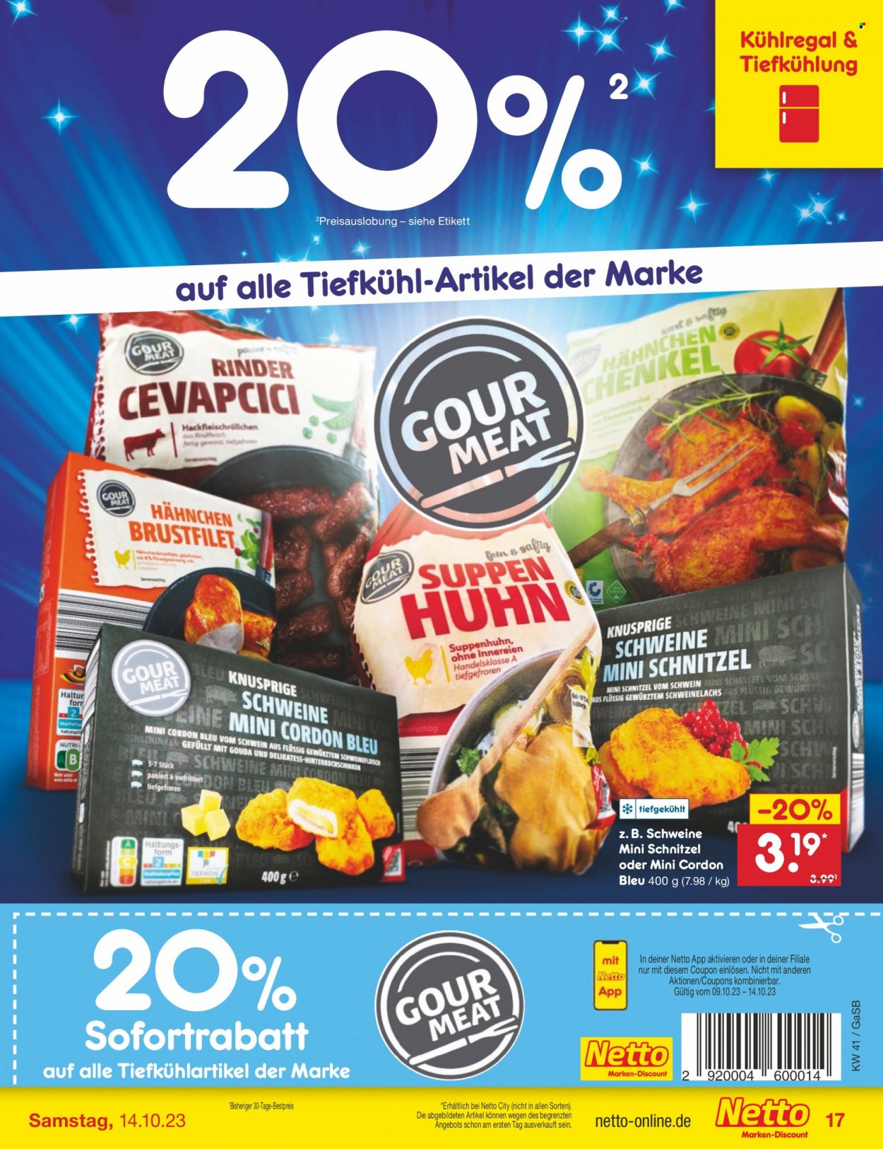 Netto Marken-Discount Prospekte  - 9.10.2023 - 14.10.2023. Seite 17