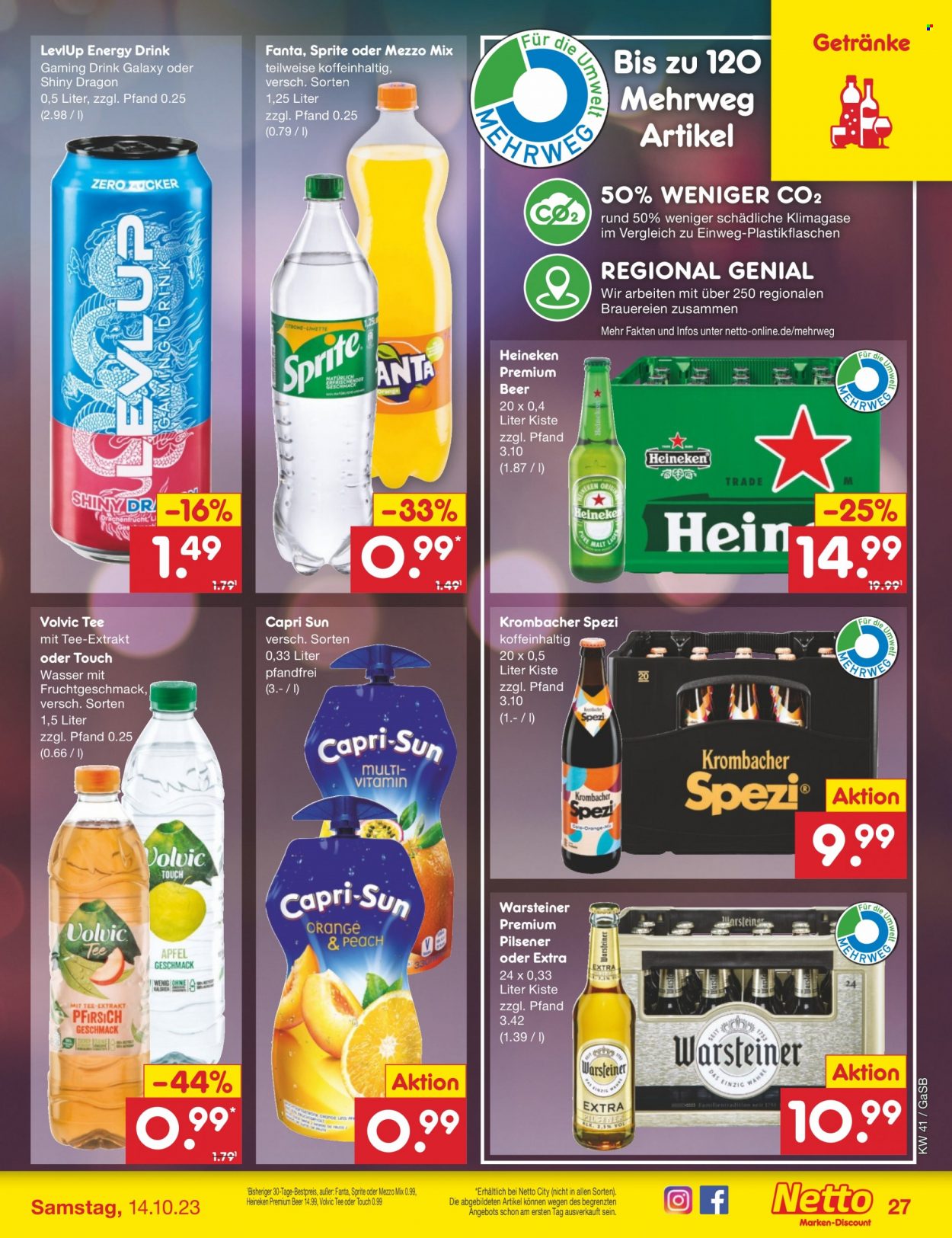 Netto Marken-Discount Prospekte  - 9.10.2023 - 14.10.2023. Seite 29