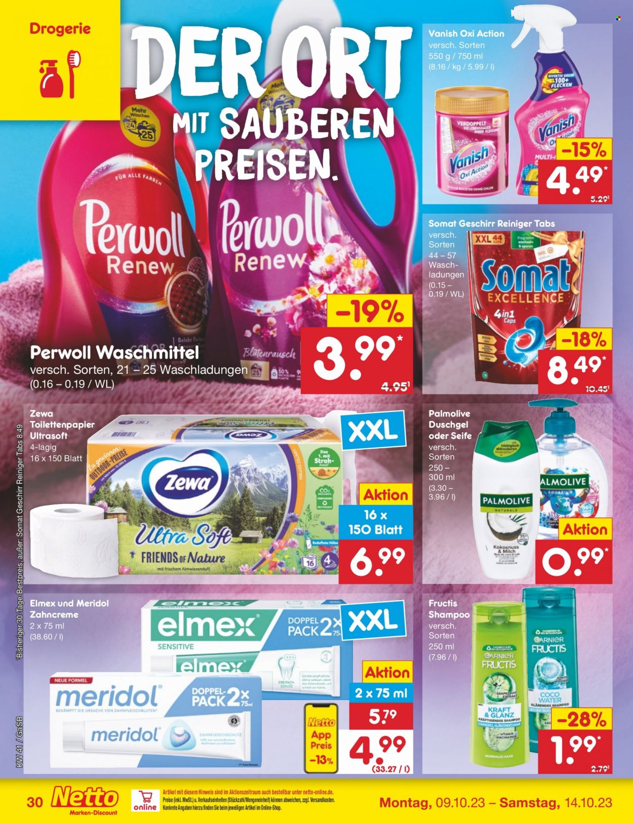 Netto Marken-Discount Prospekte  - 9.10.2023 - 14.10.2023. Seite 32