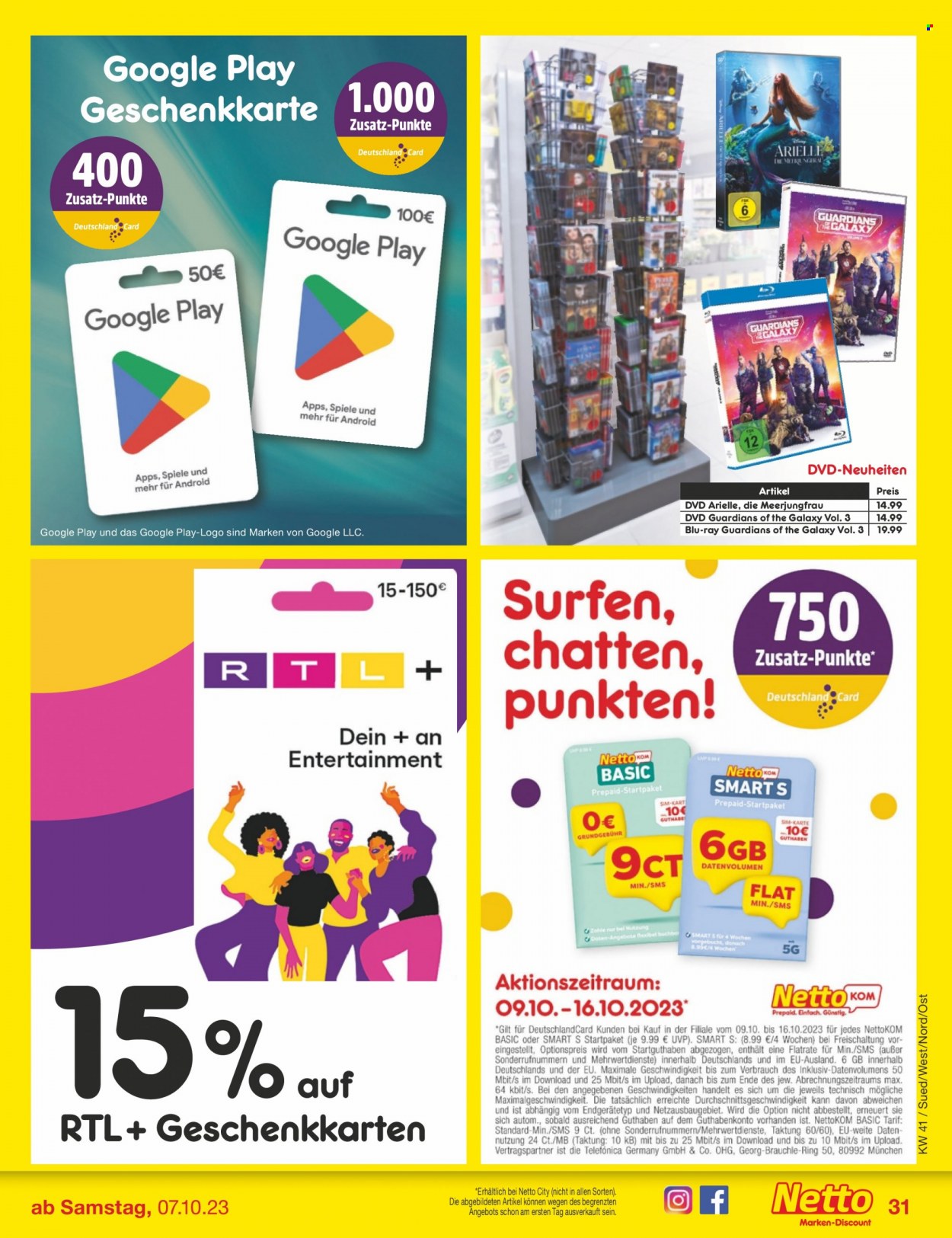 Netto Marken-Discount Prospekte  - 9.10.2023 - 14.10.2023. Seite 33