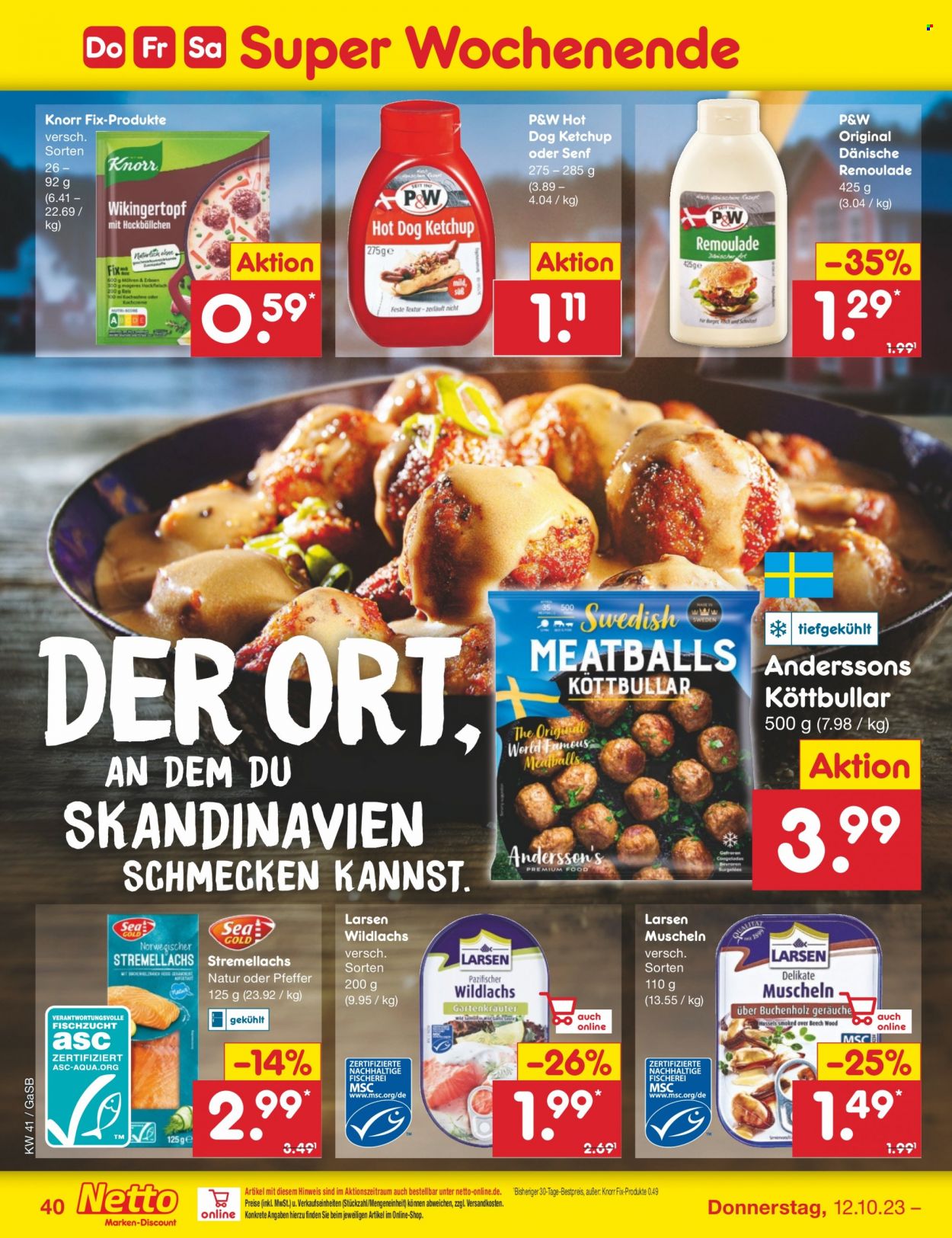 Netto Marken-Discount Prospekte  - 9.10.2023 - 14.10.2023. Seite 42