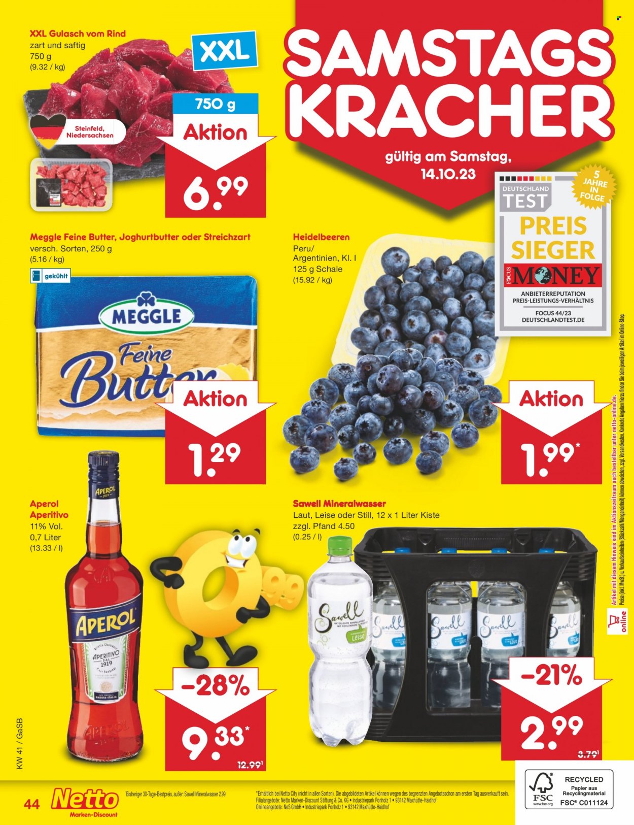 Netto Marken-Discount Prospekte  - 9.10.2023 - 14.10.2023. Seite 46