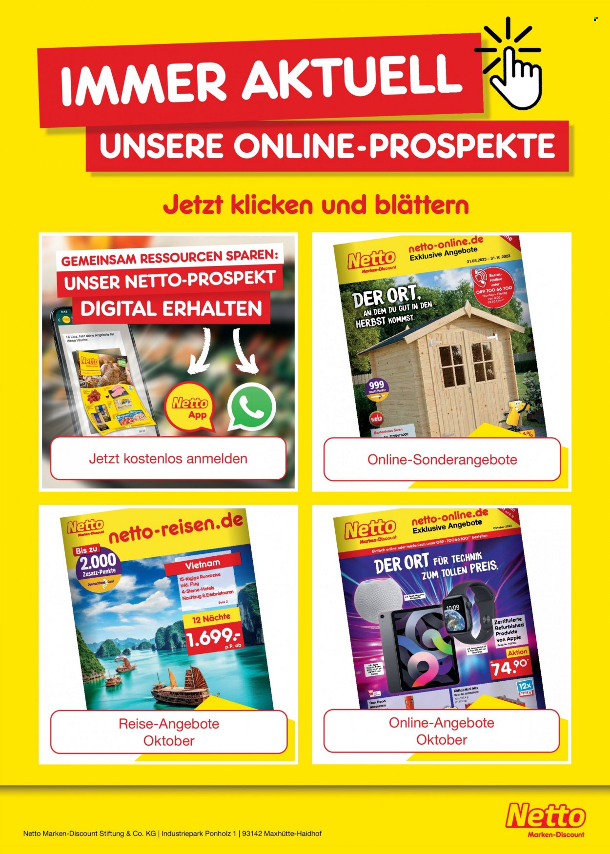 Netto Marken-Discount Prospekte  - 9.10.2023 - 14.10.2023. Seite 55