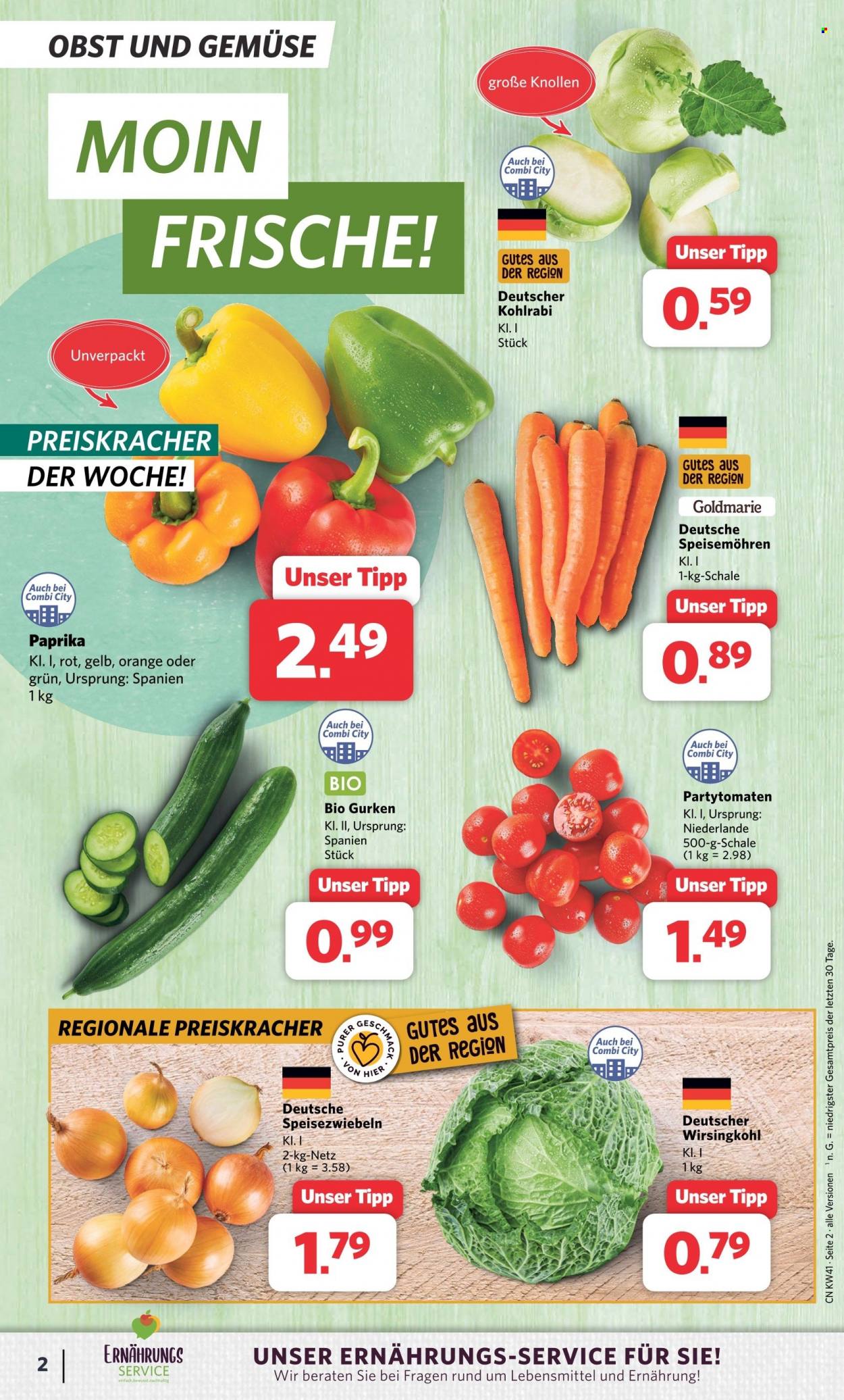 Combi Prospekte  - 9.10.2023 - 14.10.2023. Seite 2