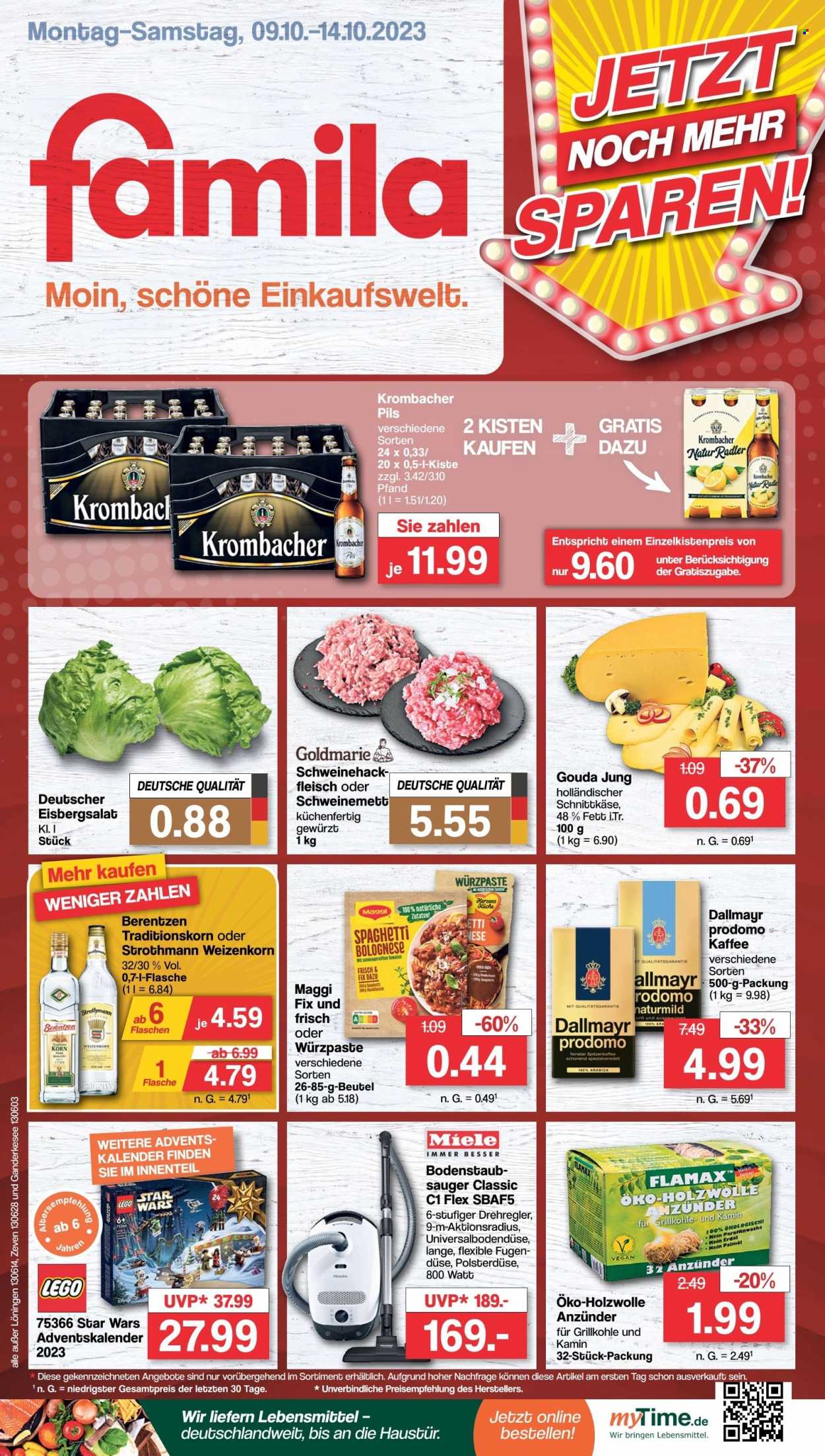 famila Prospekte  - 9.10.2023 - 14.10.2023. Seite 1