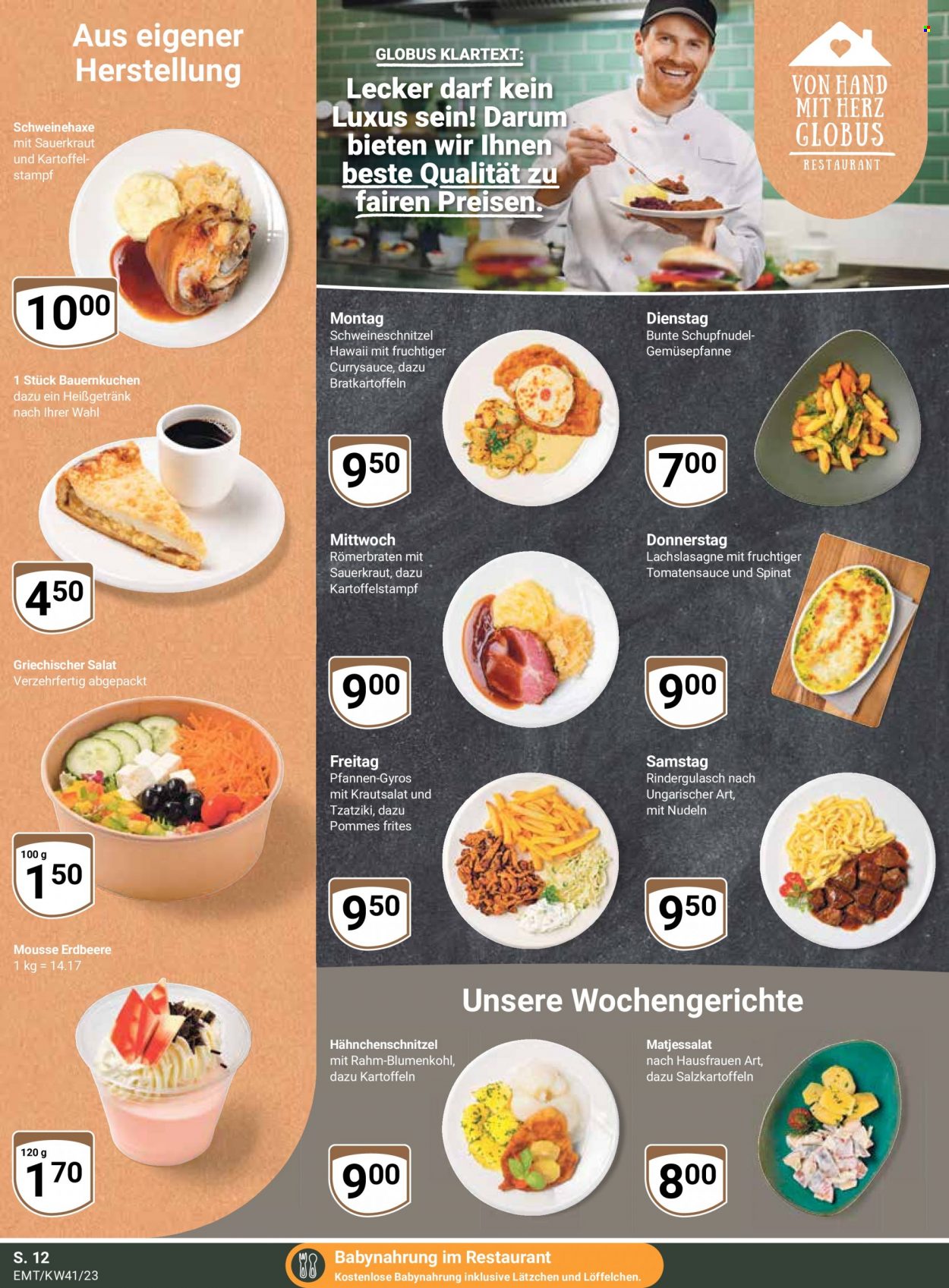 Globus Prospekte  - 9.10.2023 - 14.10.2023. Seite 12