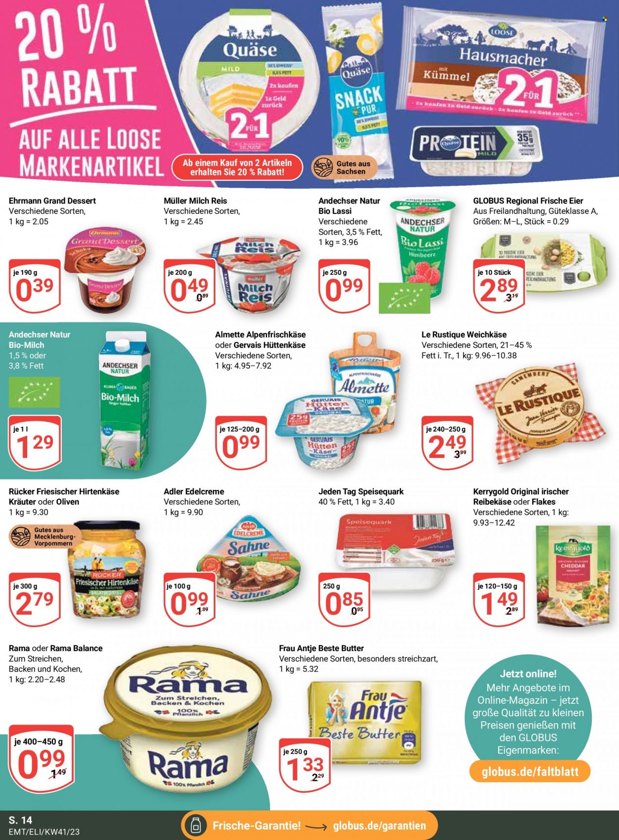 Globus Prospekte  - 9.10.2023 - 14.10.2023. Seite 14