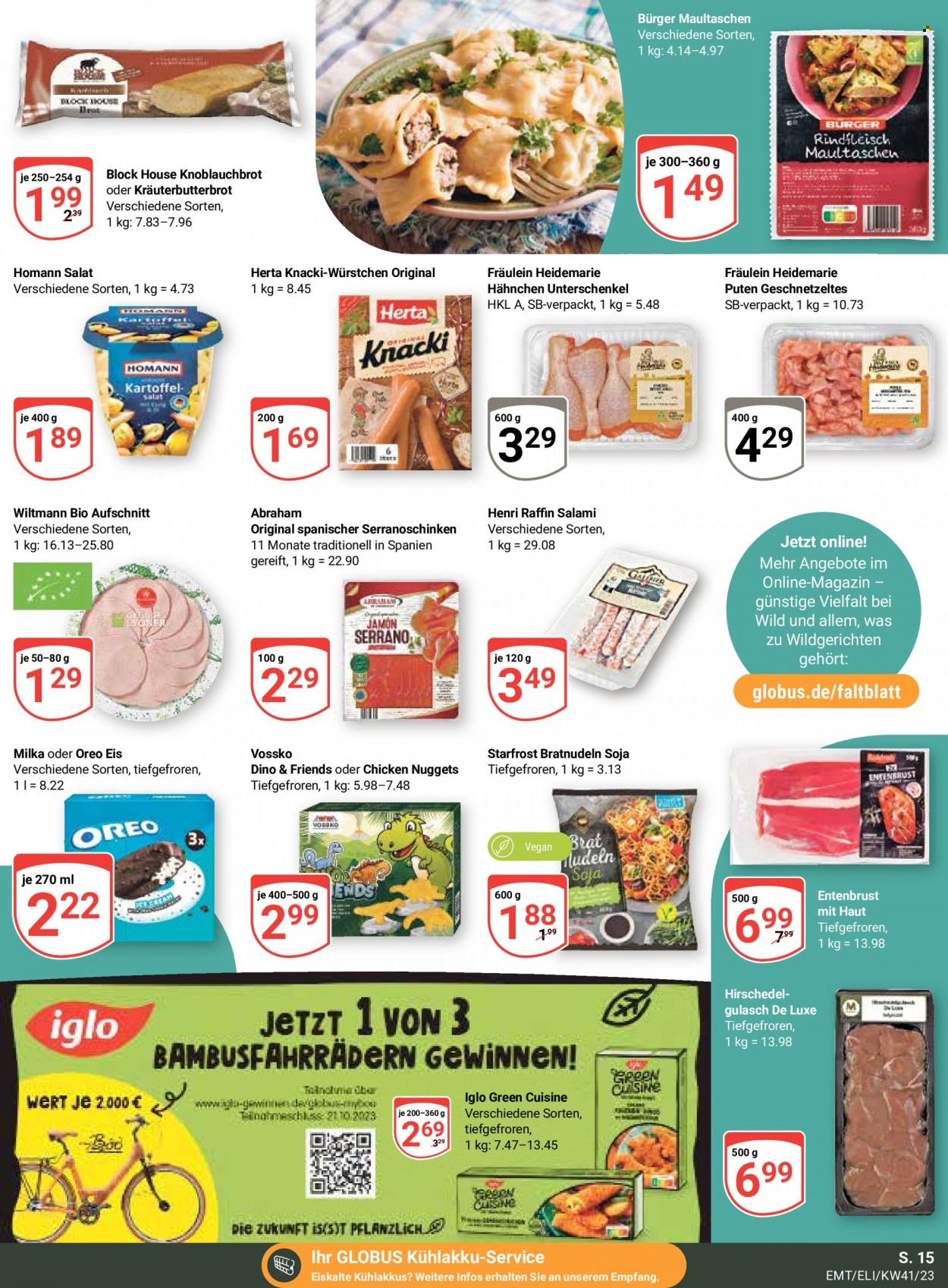 Globus Prospekte  - 9.10.2023 - 14.10.2023. Seite 15