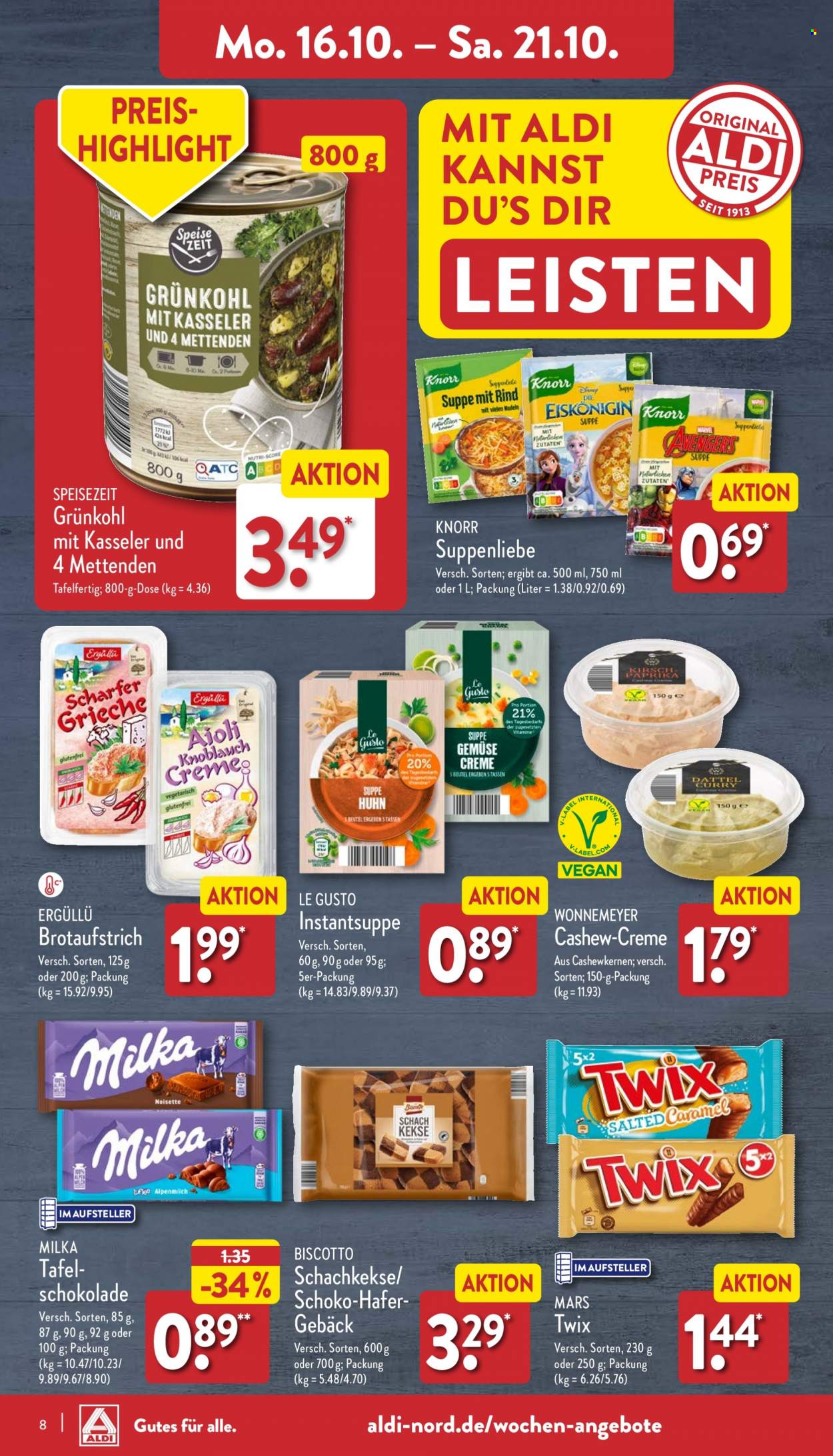 ALDI Nord Prospekte  - 16.10.2023 - 21.10.2023. Seite 8