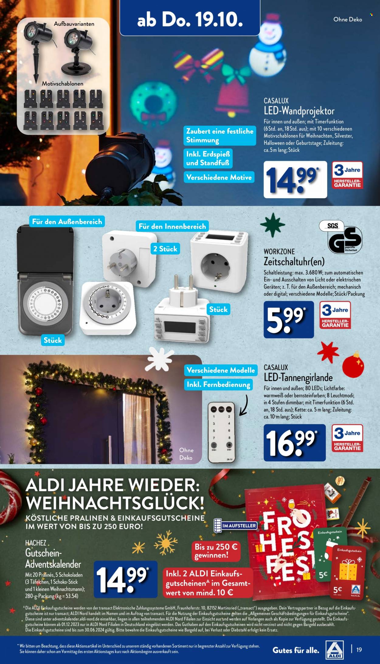 ALDI Nord Prospekte  - 16.10.2023 - 21.10.2023. Seite 19