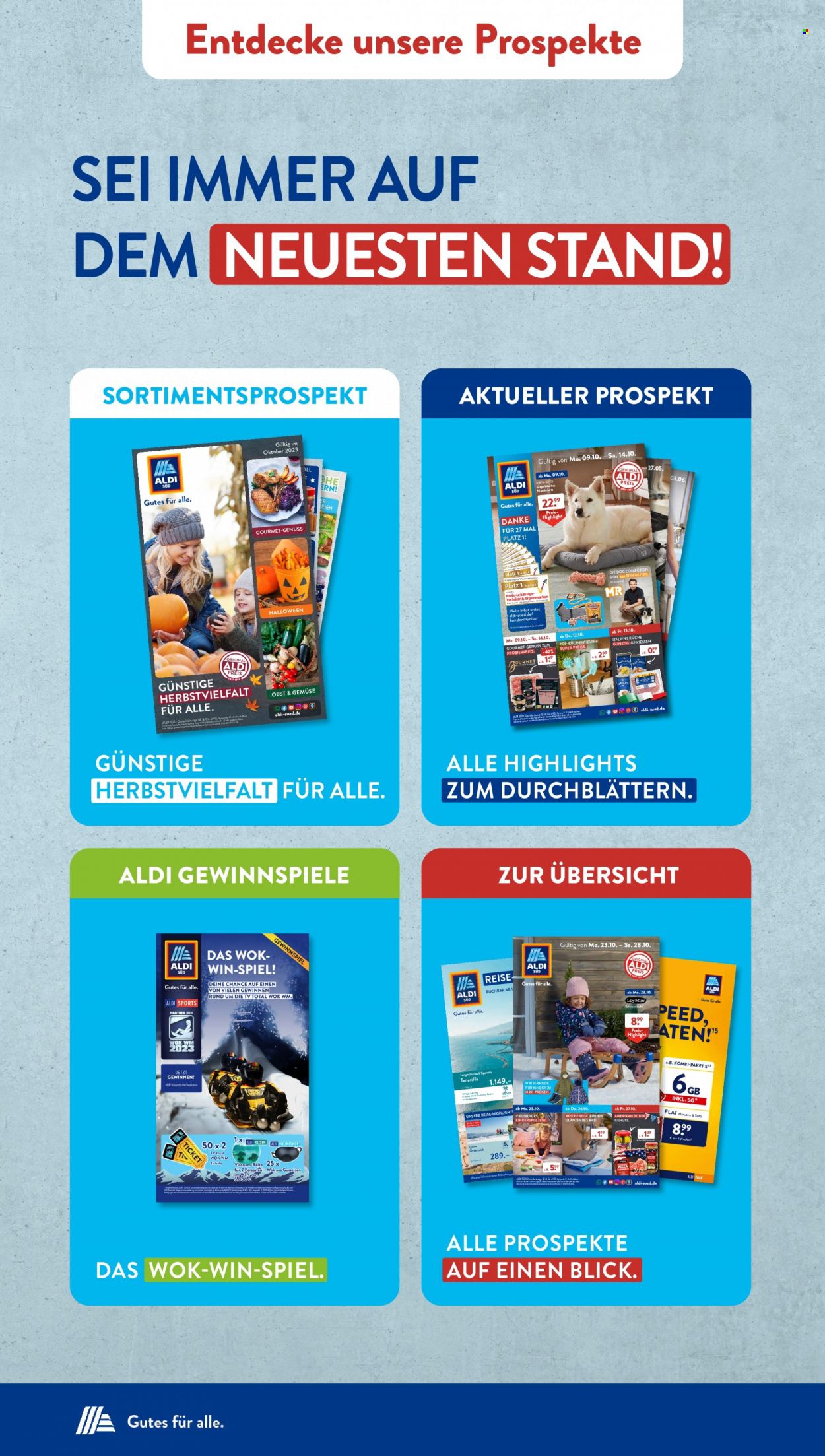 ALDI SÜD Prospekte  - 16.10.2023 - 21.10.2023. Seite 49