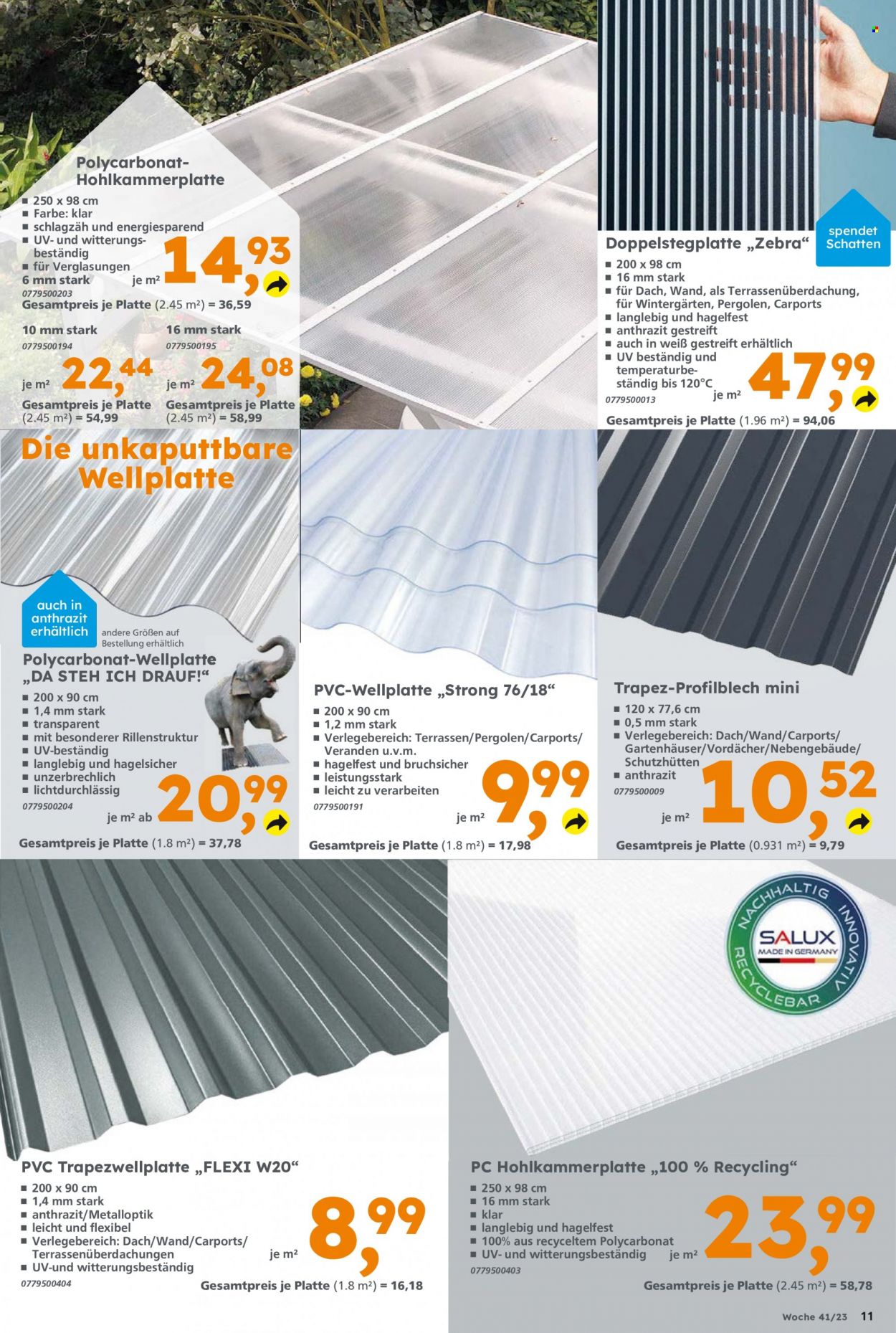 Globus Baumarkt Prospekte  - 9.10.2023 - 14.10.2023. Seite 11