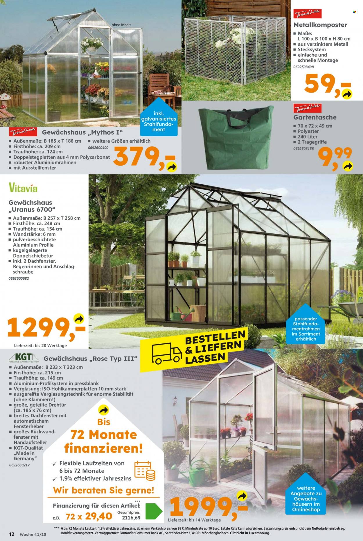 Globus Baumarkt Prospekte  - 9.10.2023 - 14.10.2023. Seite 12