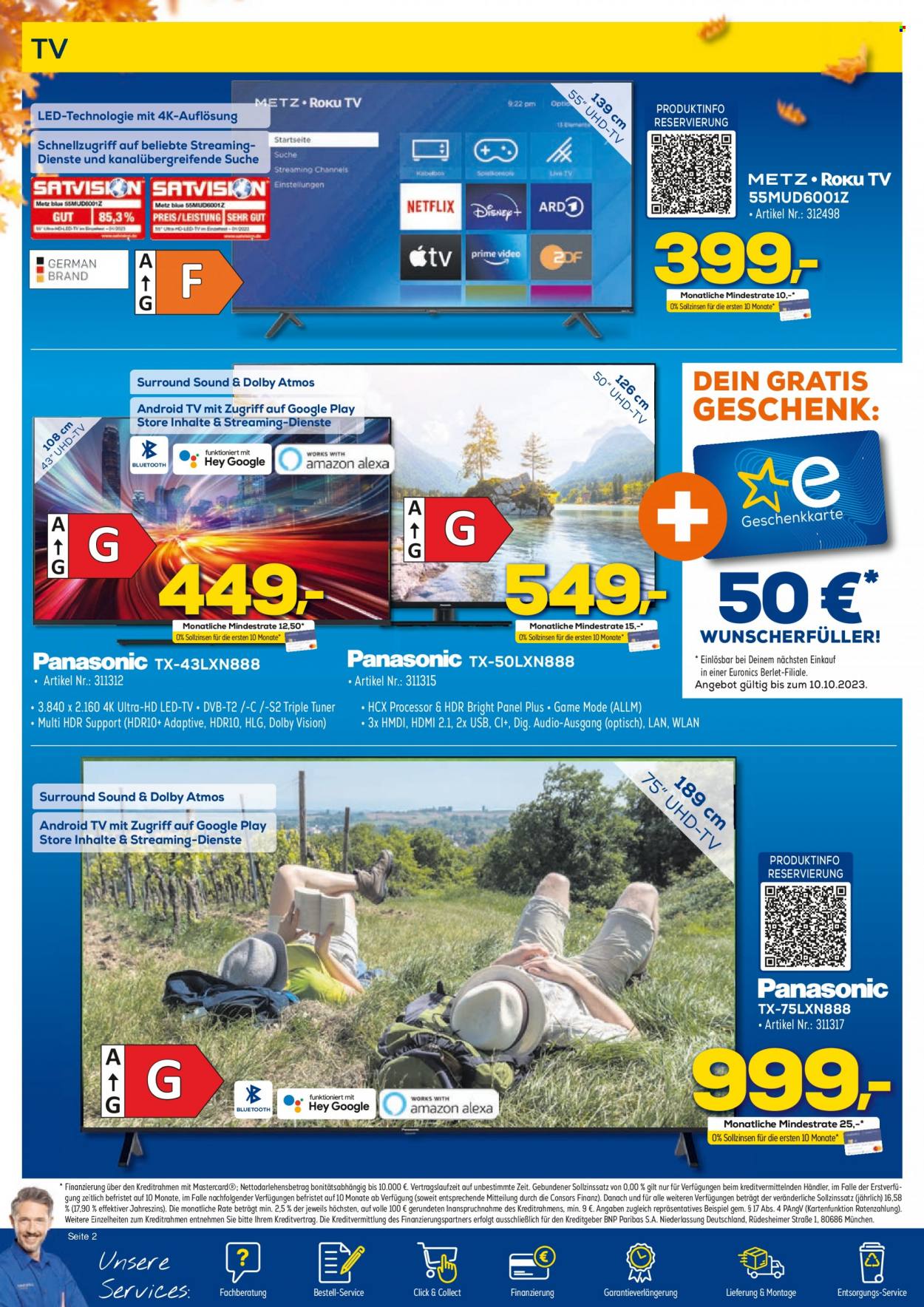 Euronics Prospekte  - 7.10.2023 - 14.10.2023. Seite 2