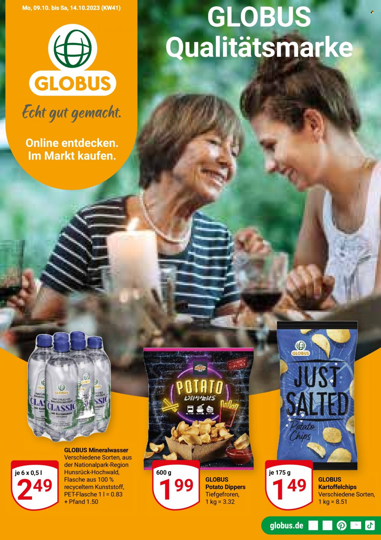 Globus Prospekte  - 9.10.2023 - 14.10.2023. Seite 1