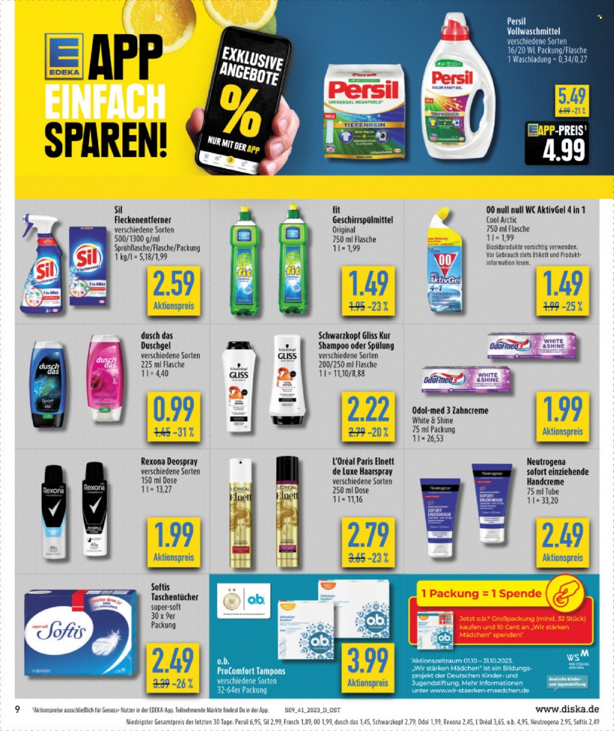 Diska Prospekte  - 9.10.2023 - 14.10.2023. Seite 9