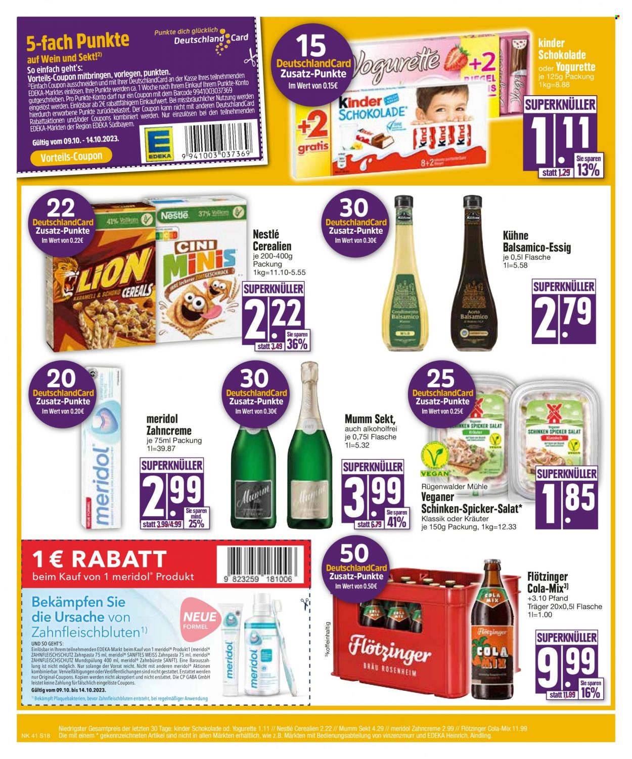 Edeka Prospekte  - 9.10.2023 - 14.10.2023. Seite 18