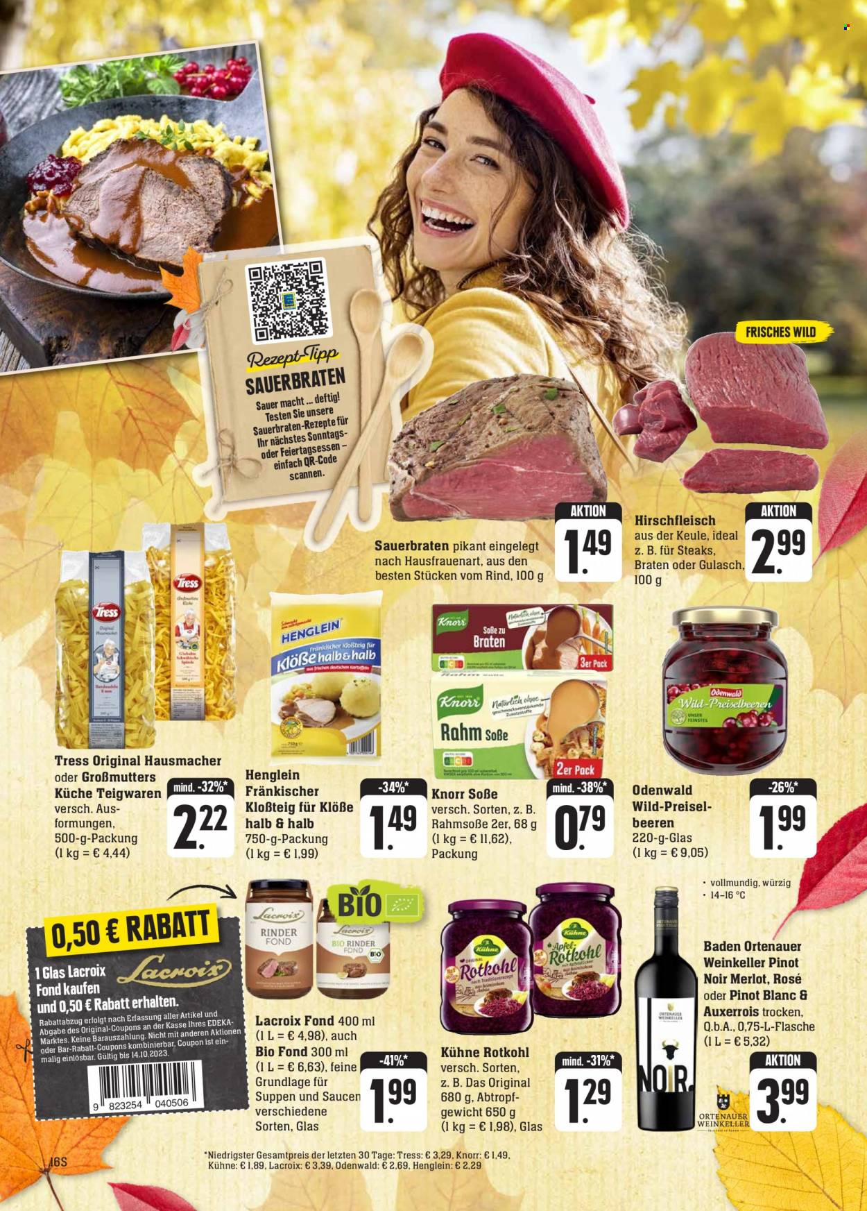 Edeka Prospekte  - 9.10.2023 - 14.10.2023. Seite 16